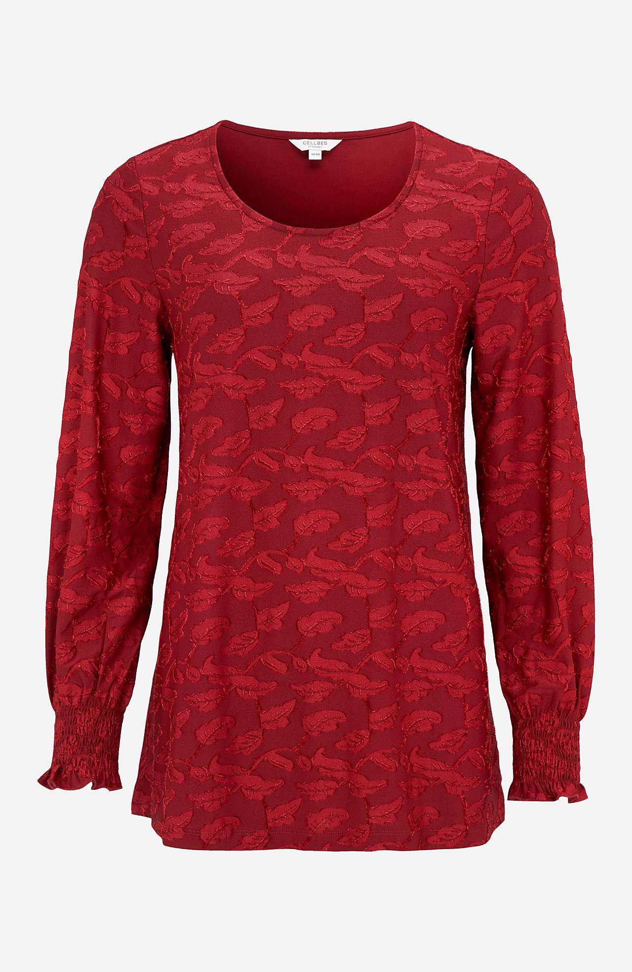 Jacquardgemusterte Jersey-Tunika