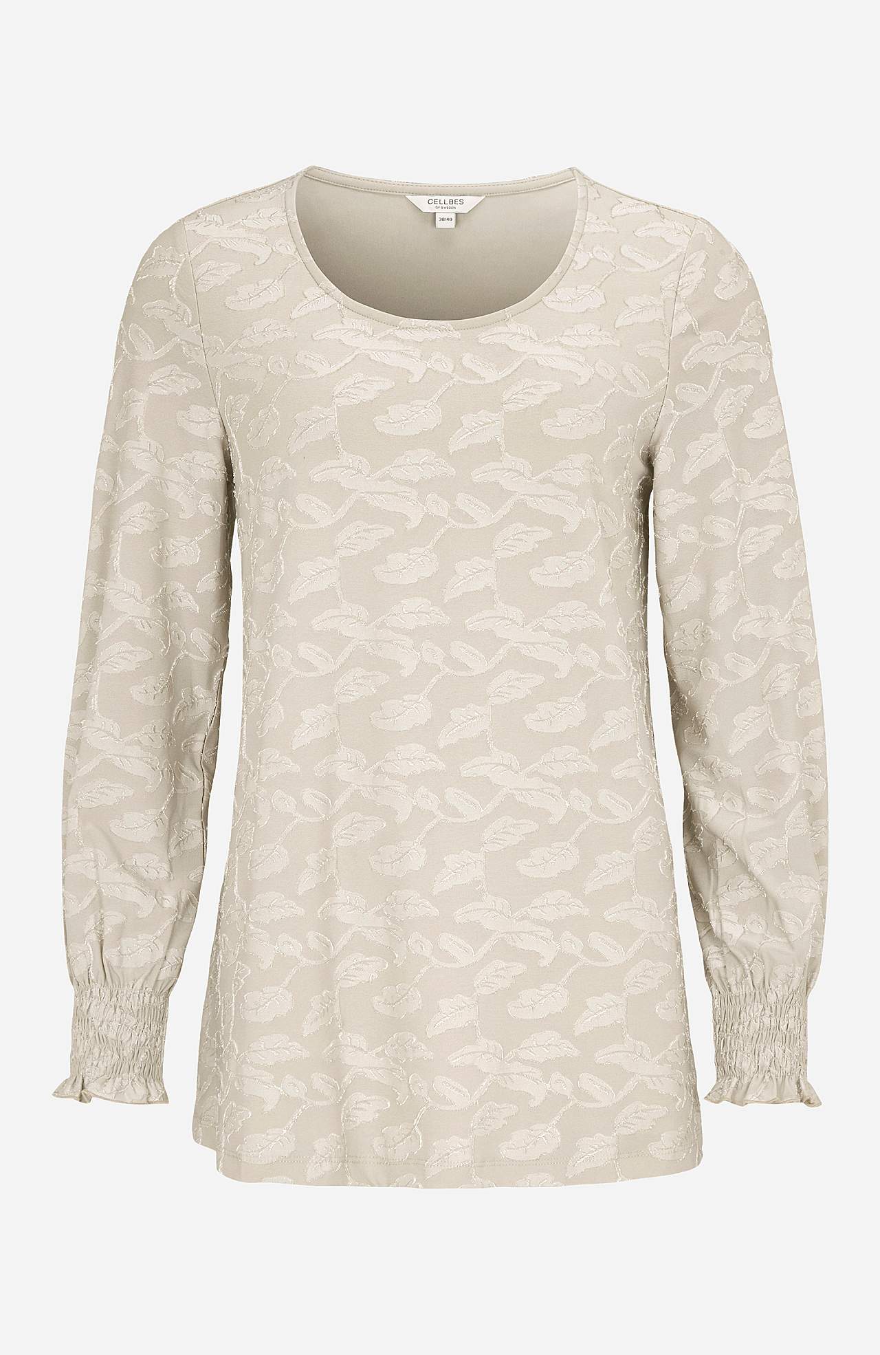 Jacquardgemusterte Jersey-Tunika