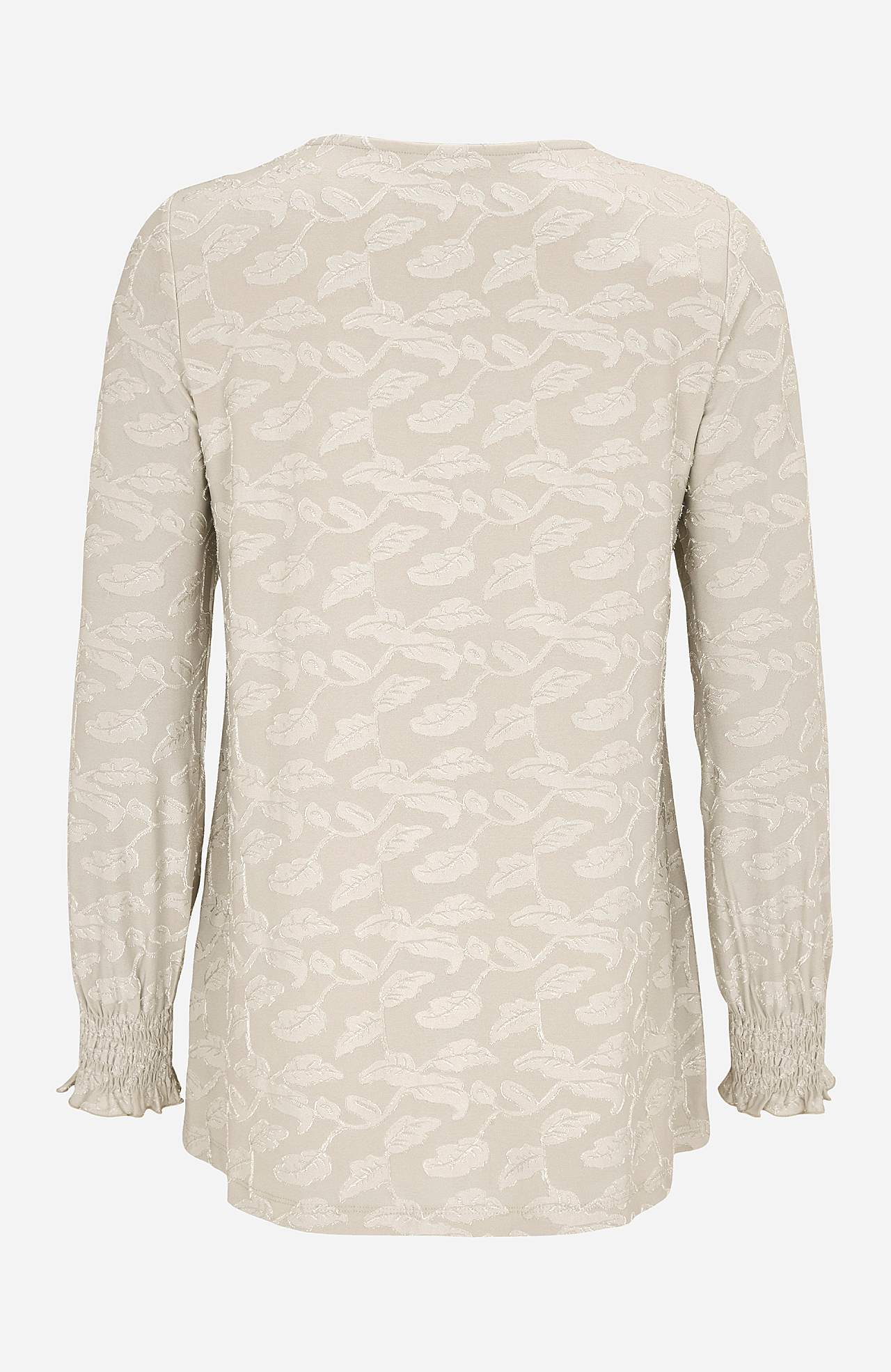 Jacquardgemusterte Jersey-Tunika