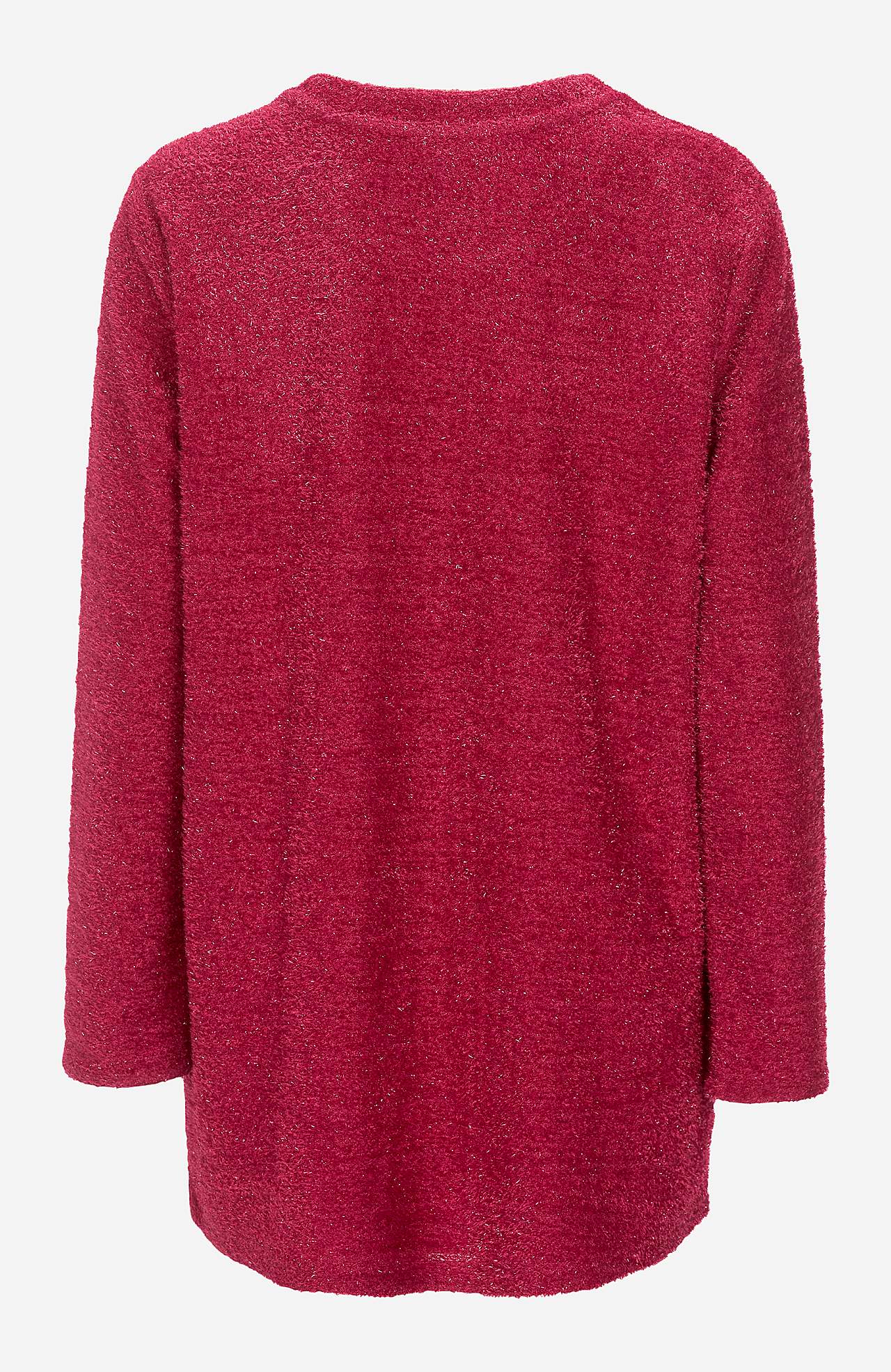 Glänzender, gestrickter Pullover