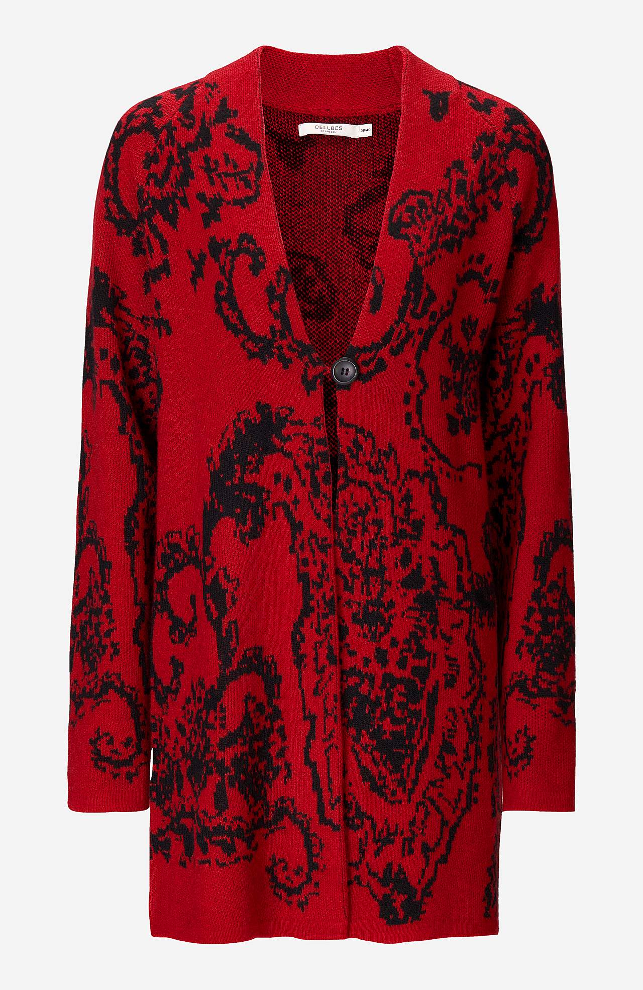 Cardigan mit einem Jacquard-Strick