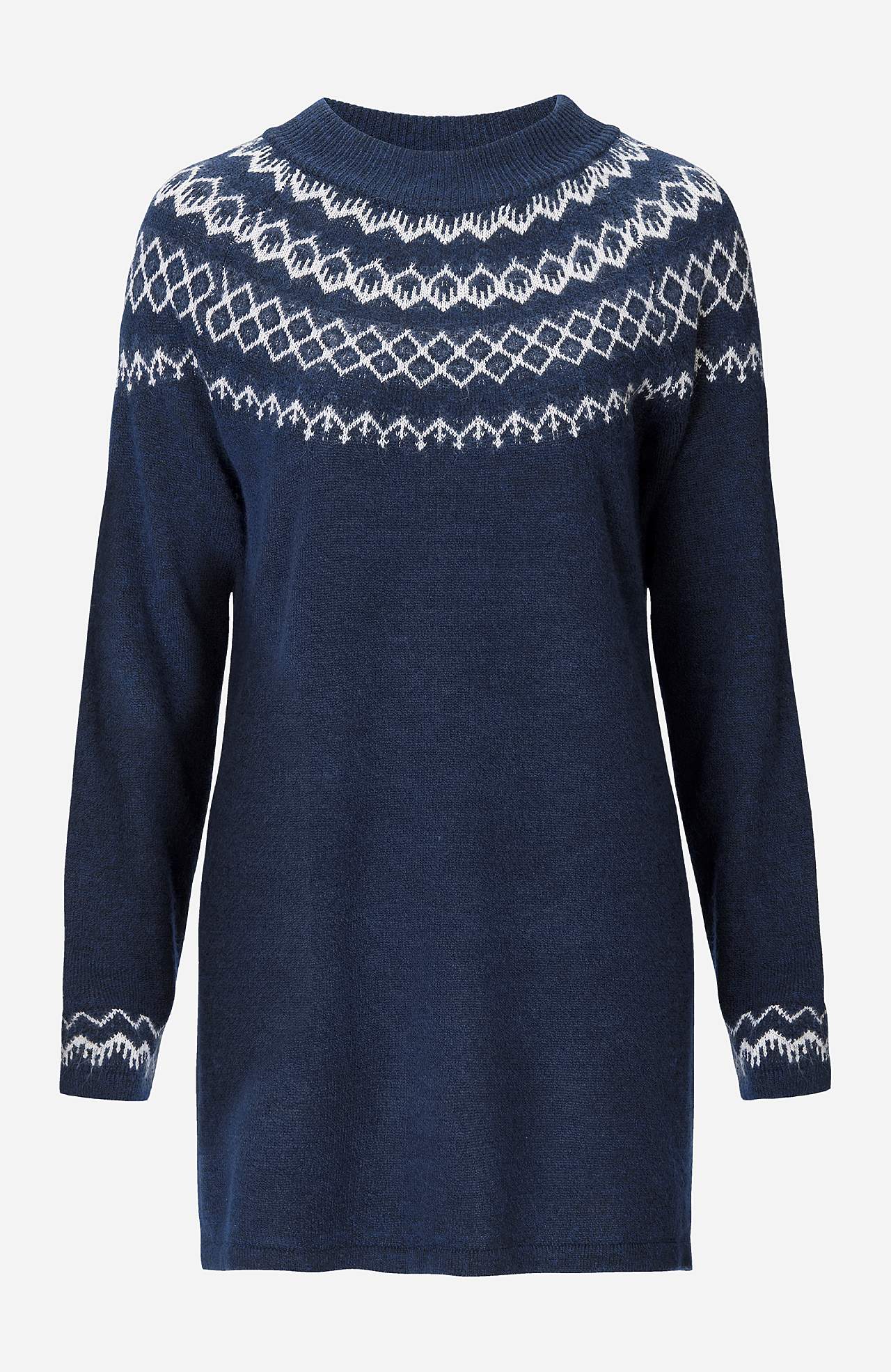 Jacquardgemusterter Pullover Jacqueline