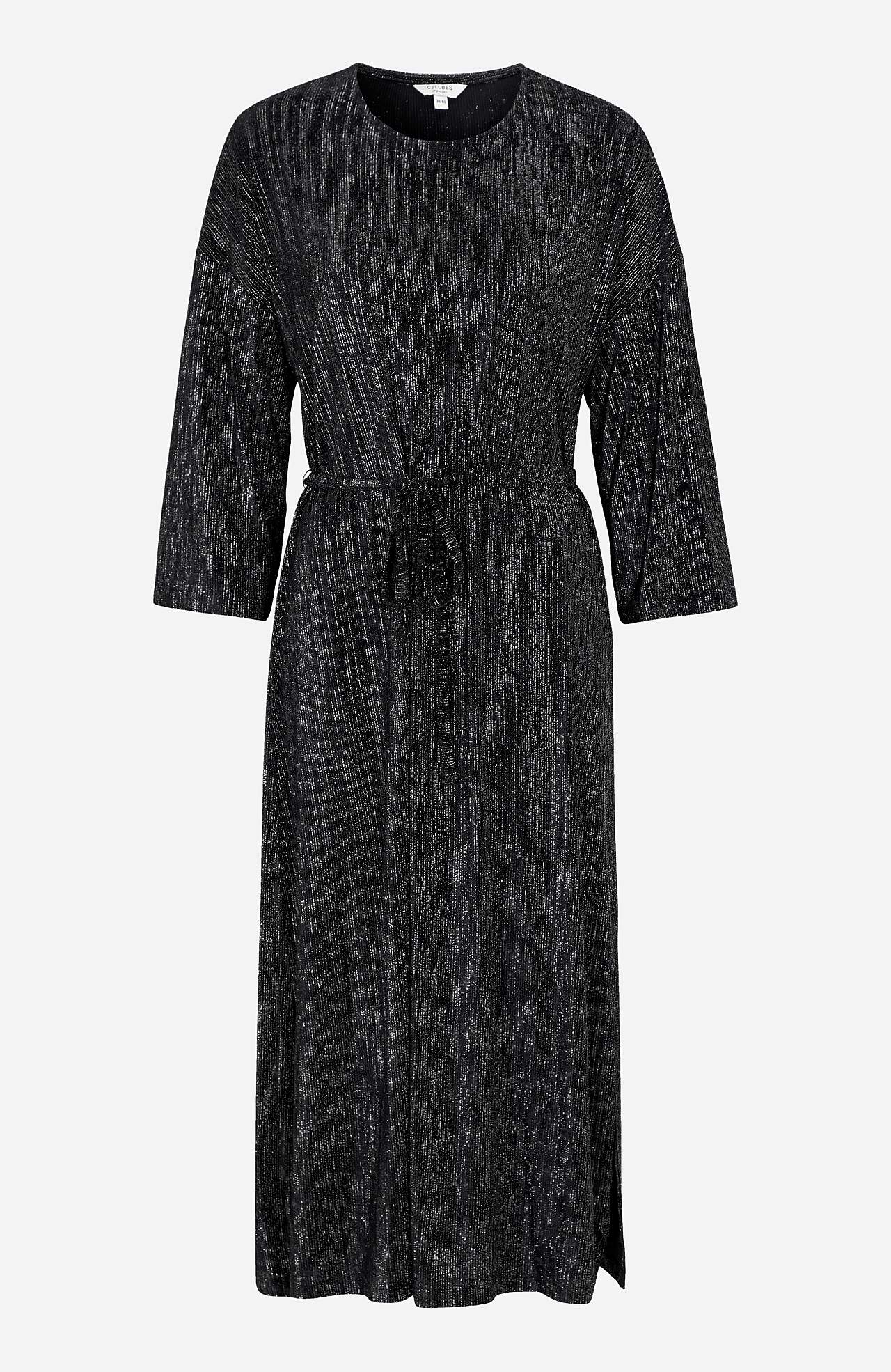 Glänzendes Jerseykleid