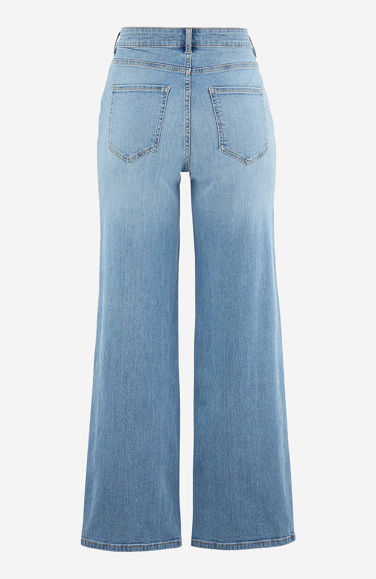 Stretch-Jeans mit hoher Taille