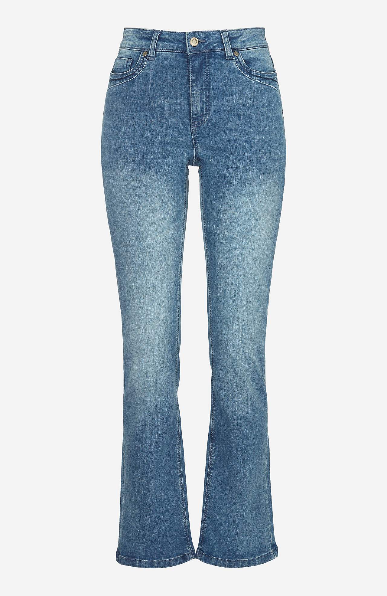 Stretch-Jeans mit Bootcut-Schnitt