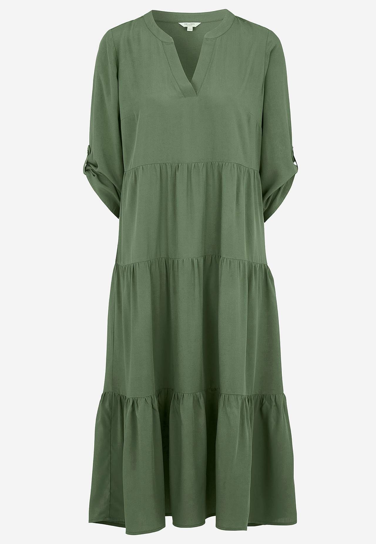 Kleid mit Volants