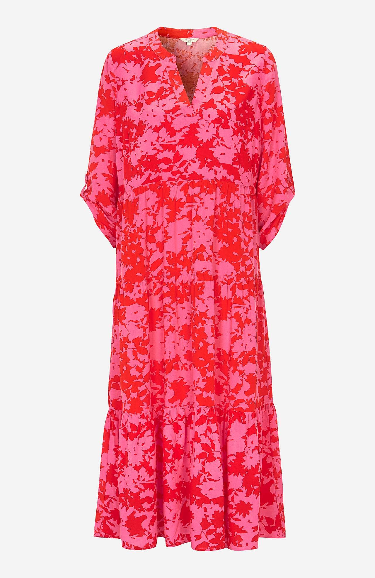 Kleid mit Volants