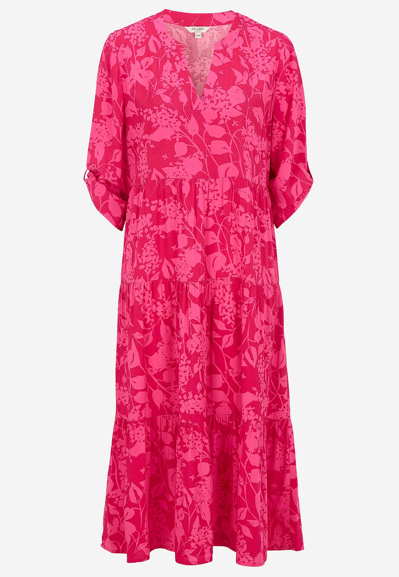 Kleid mit Volants