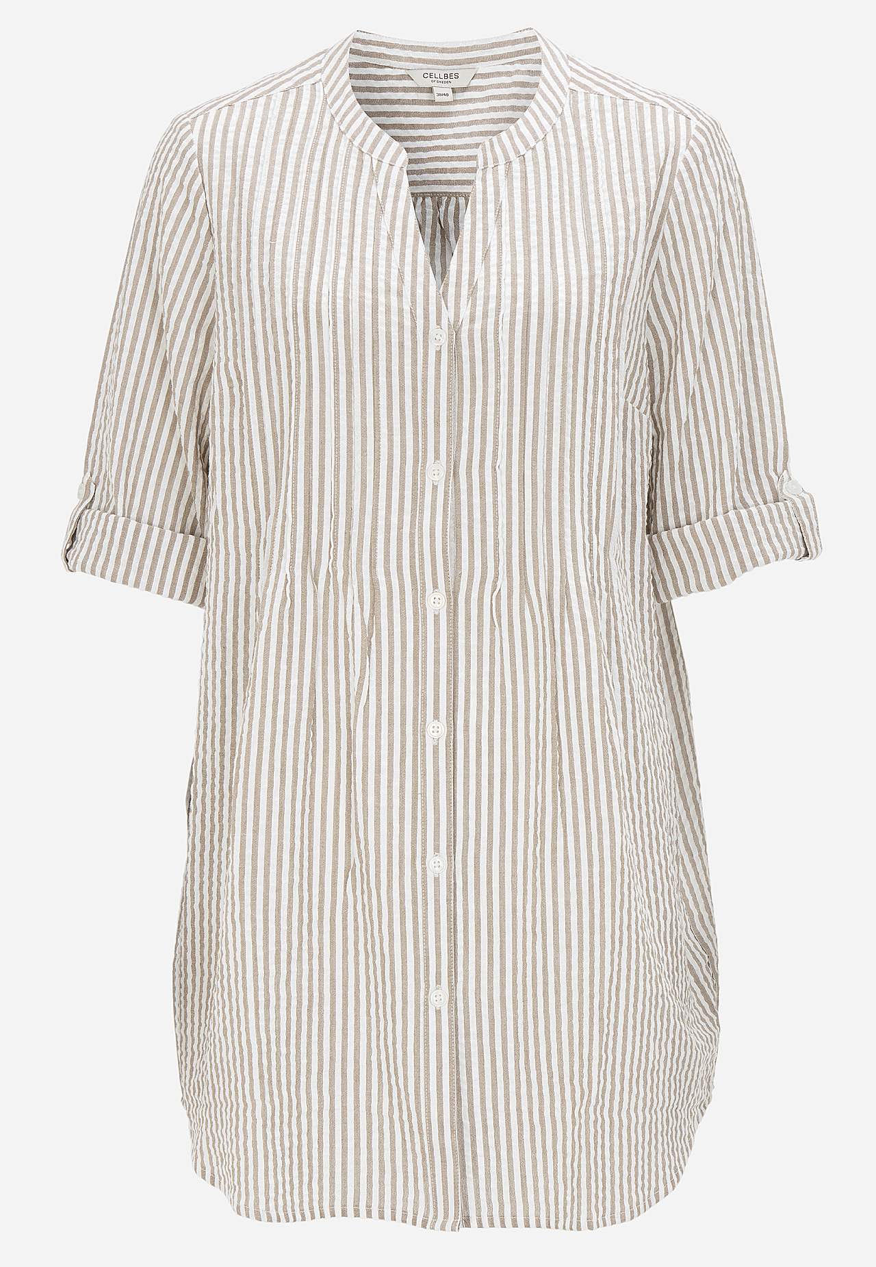 Tunika aus Seersucker