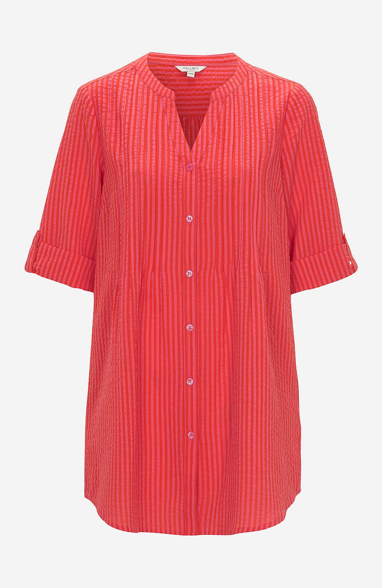Tunika aus Seersucker