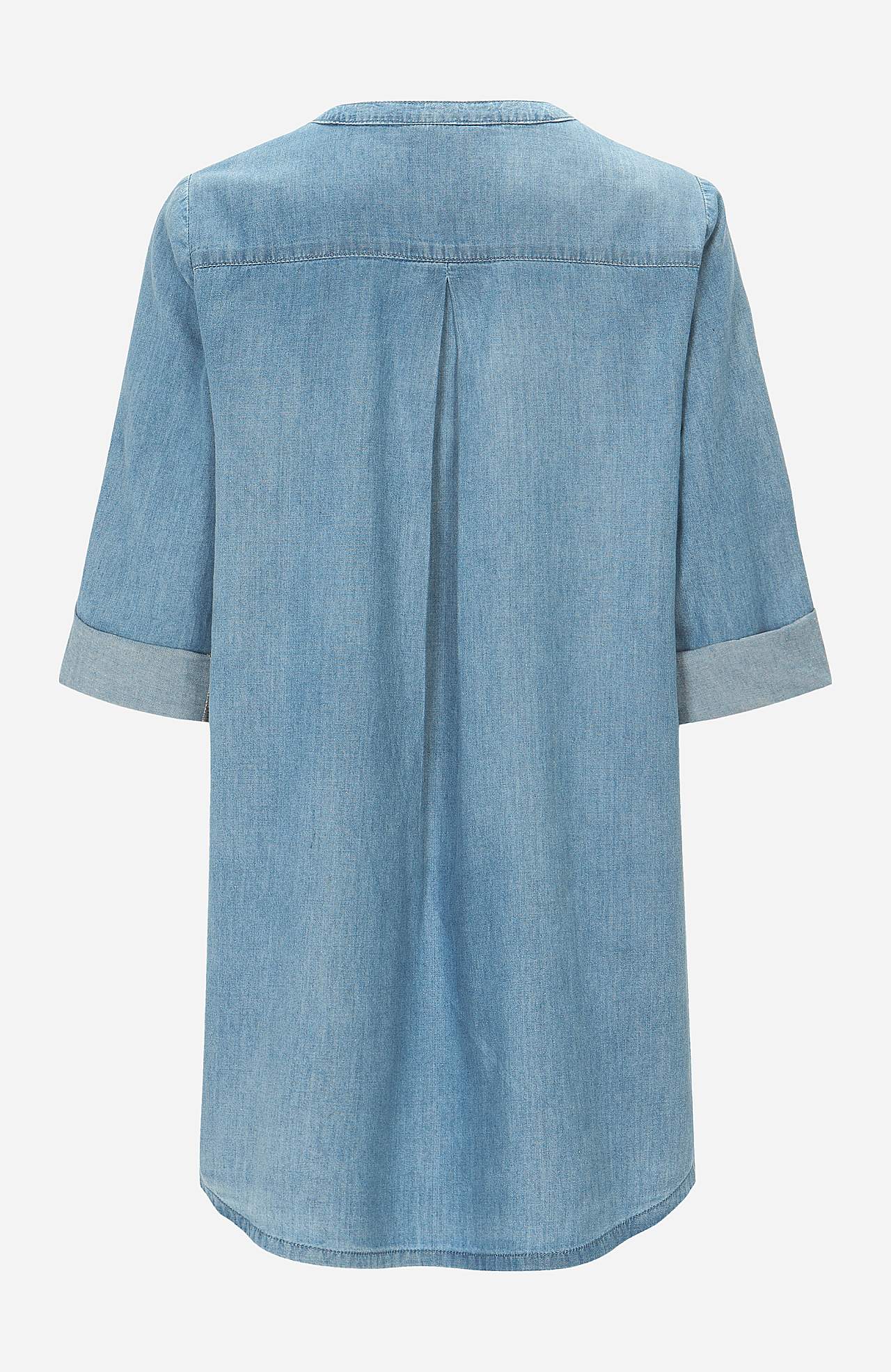 Denim-Tunika mit Taschen