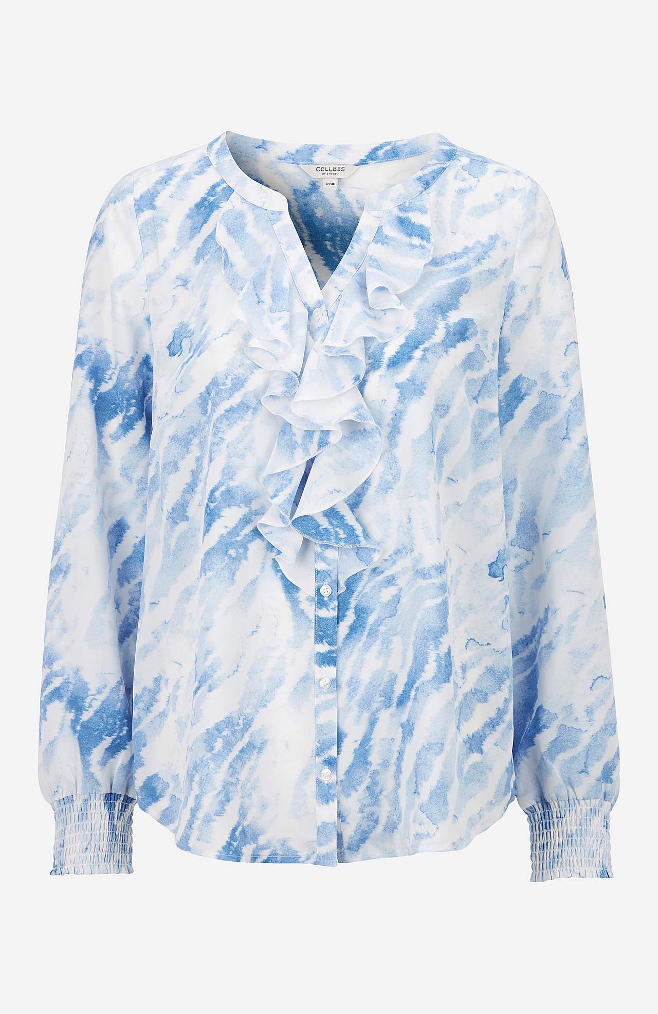 Bluse mit Rüsche Alva