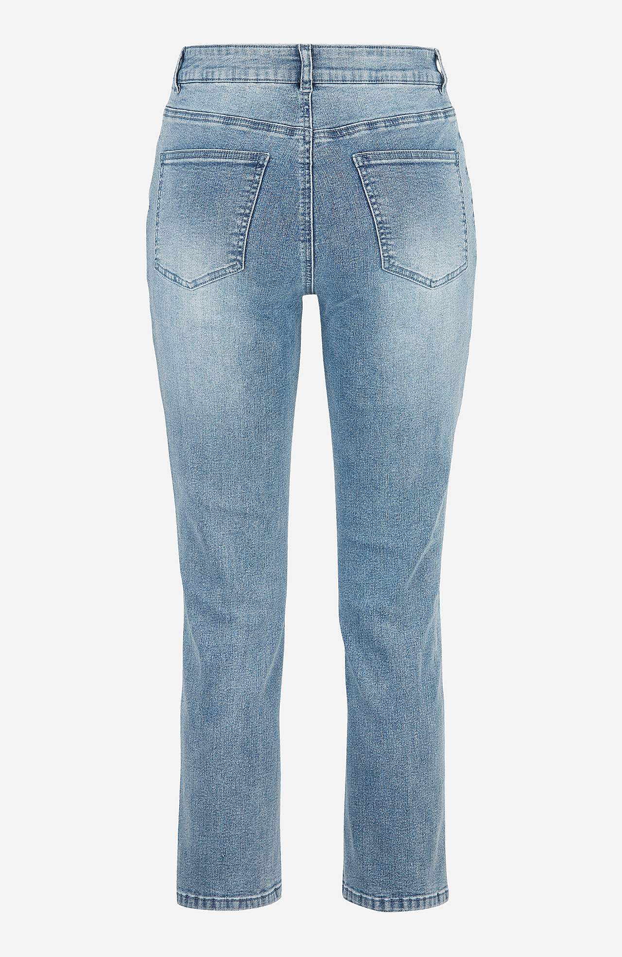 Knöcheljeans mit Stickerei Emmy