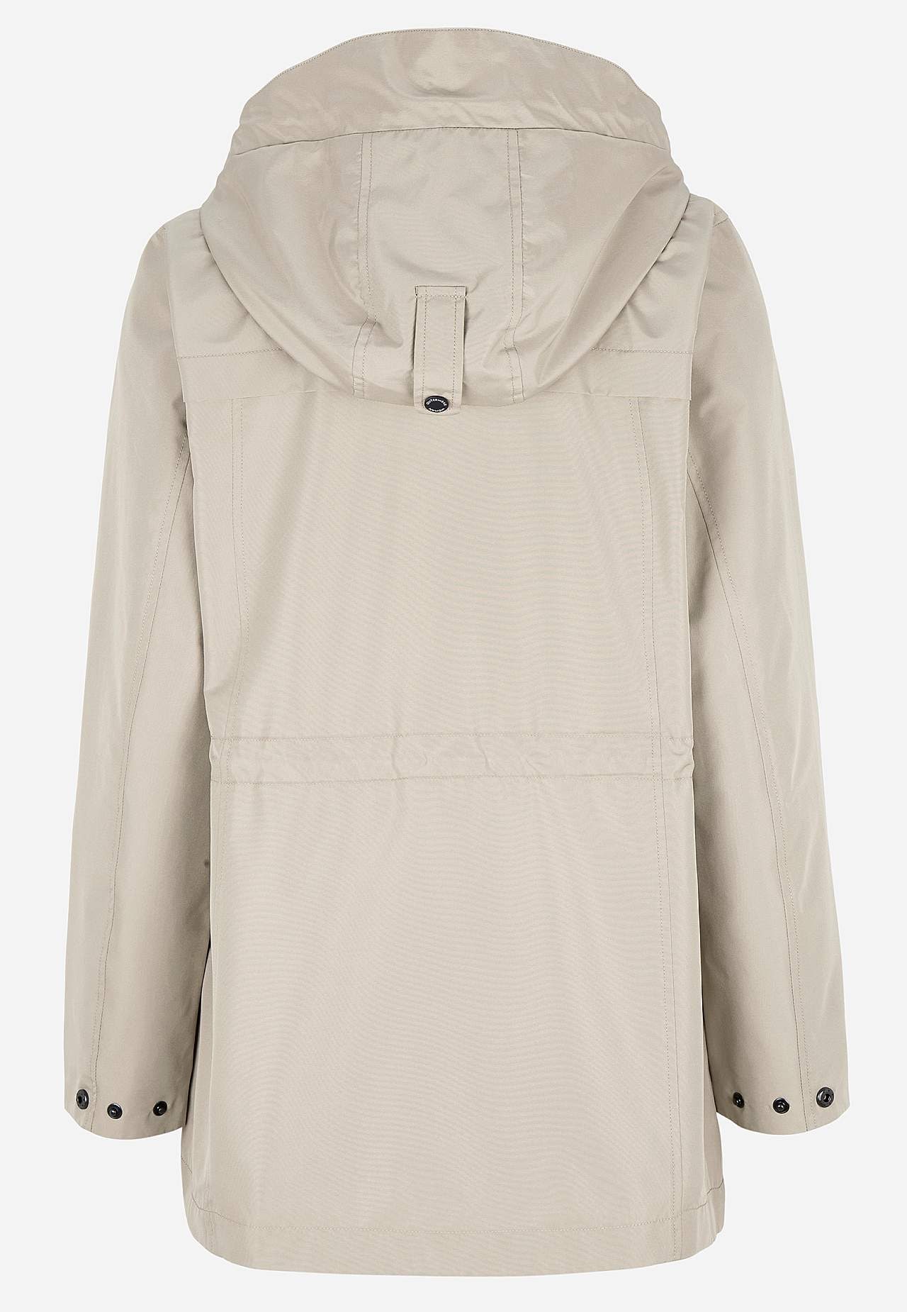 Winddichte Jacke mit Kapuze