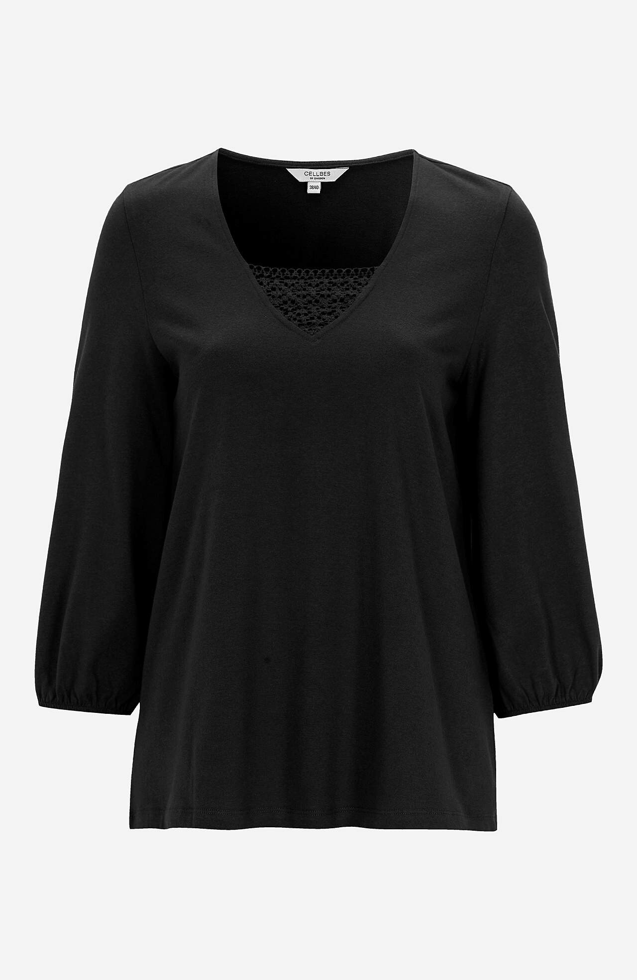 Jersey-Top mit Spitze Grace