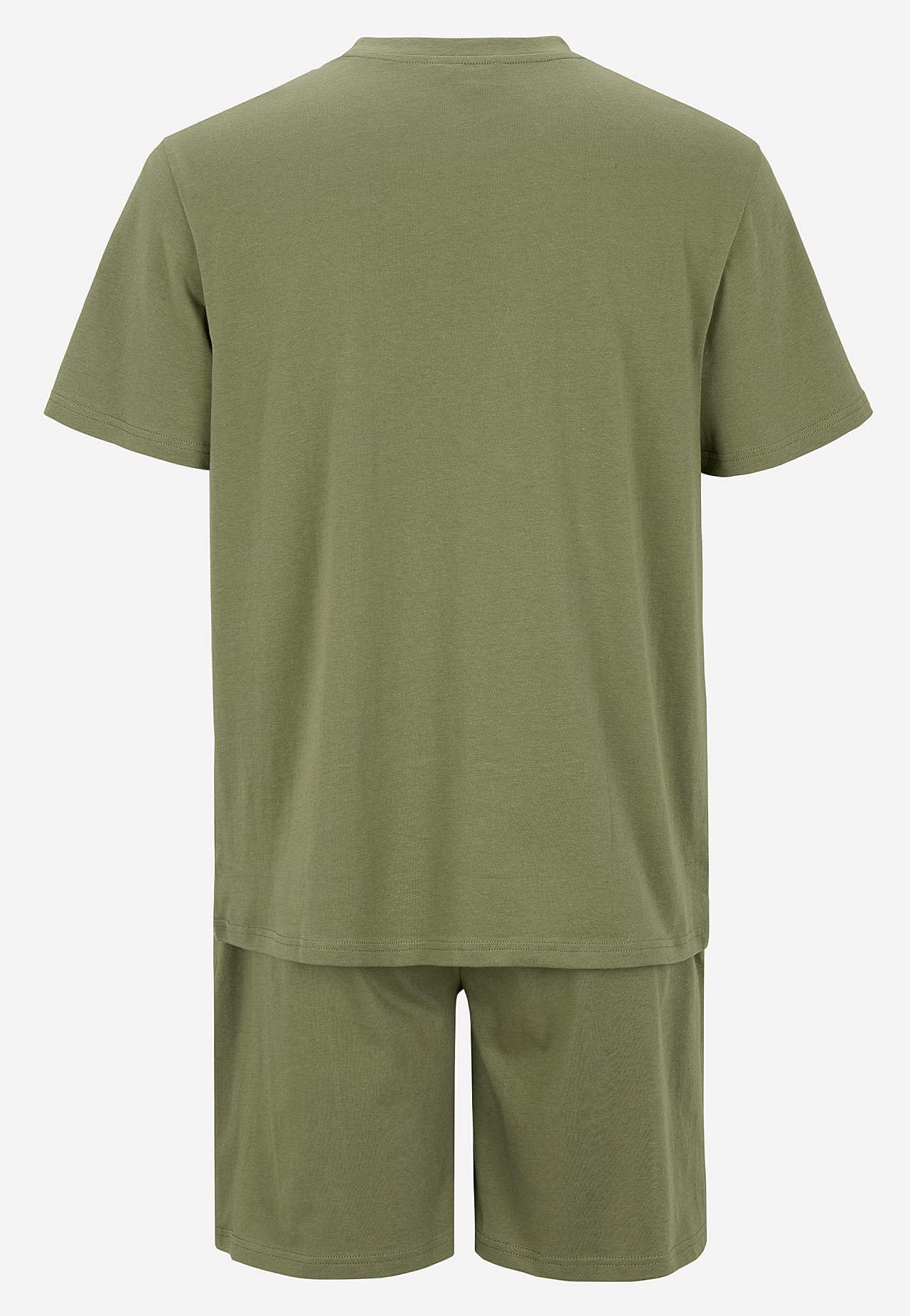 Schlafanzug mit T-Shirt und einer Shorts Dan