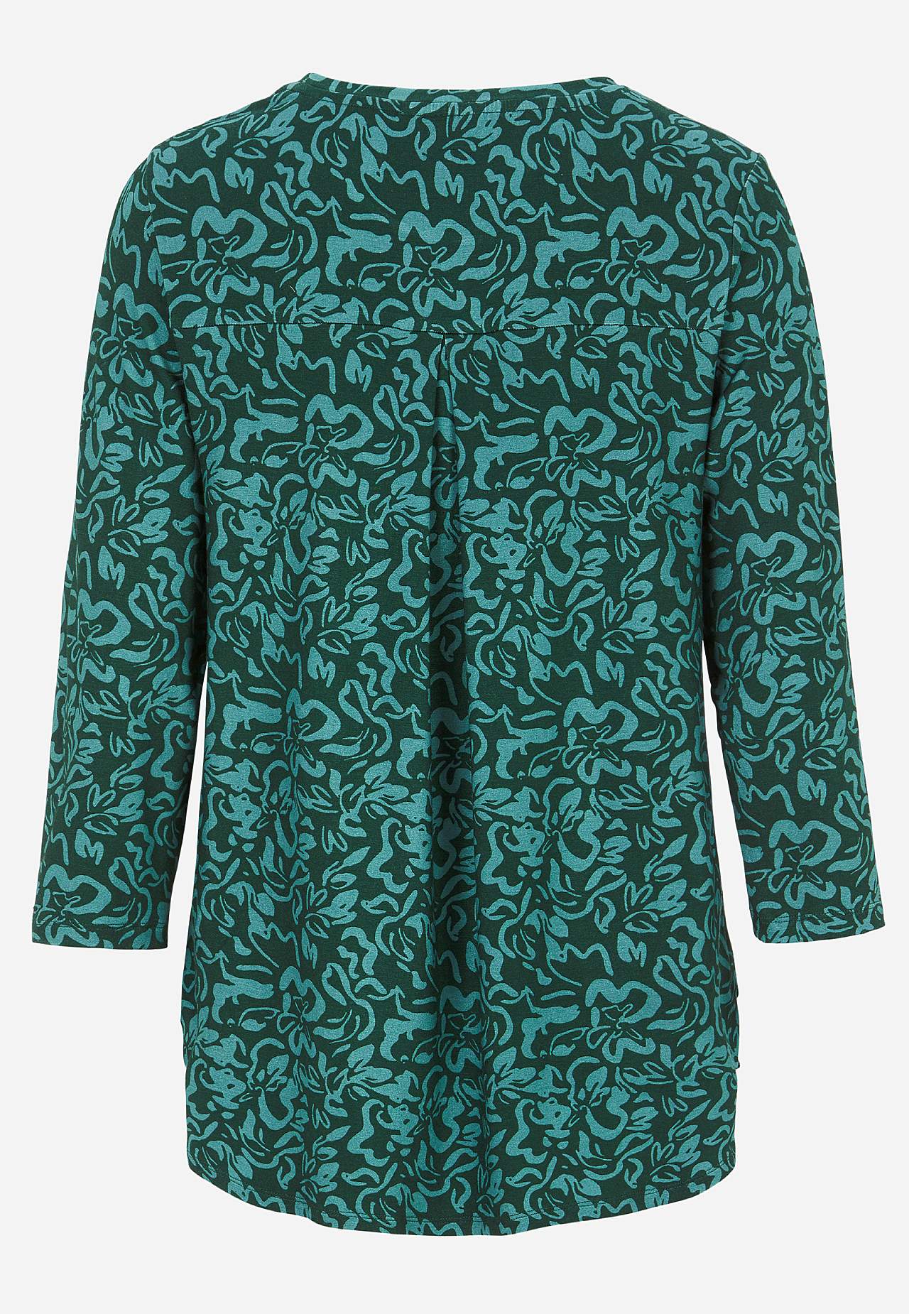 Jersey-Top mit 3/4-Ärmel