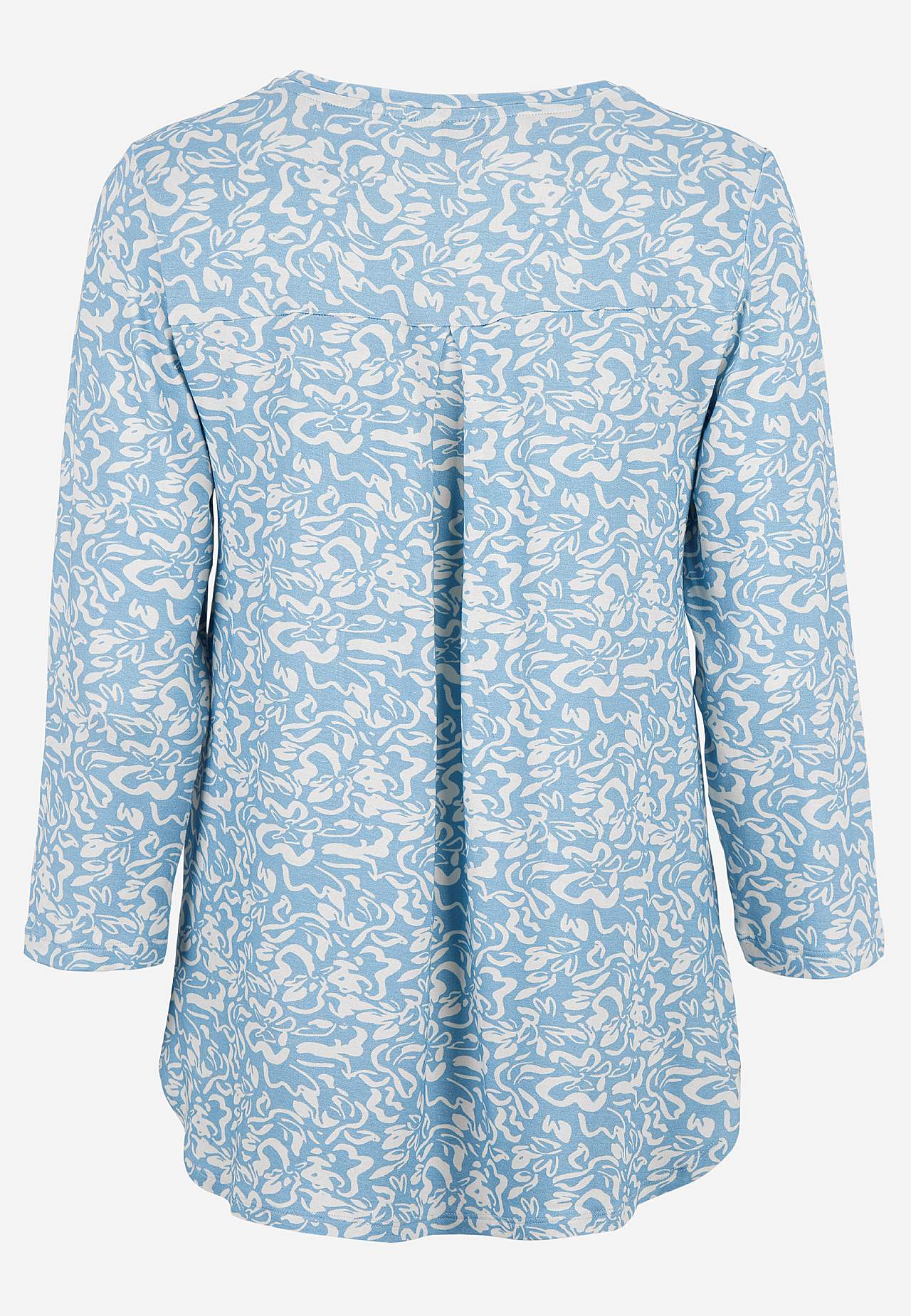 Jersey-Top mit 3/4-Ärmel