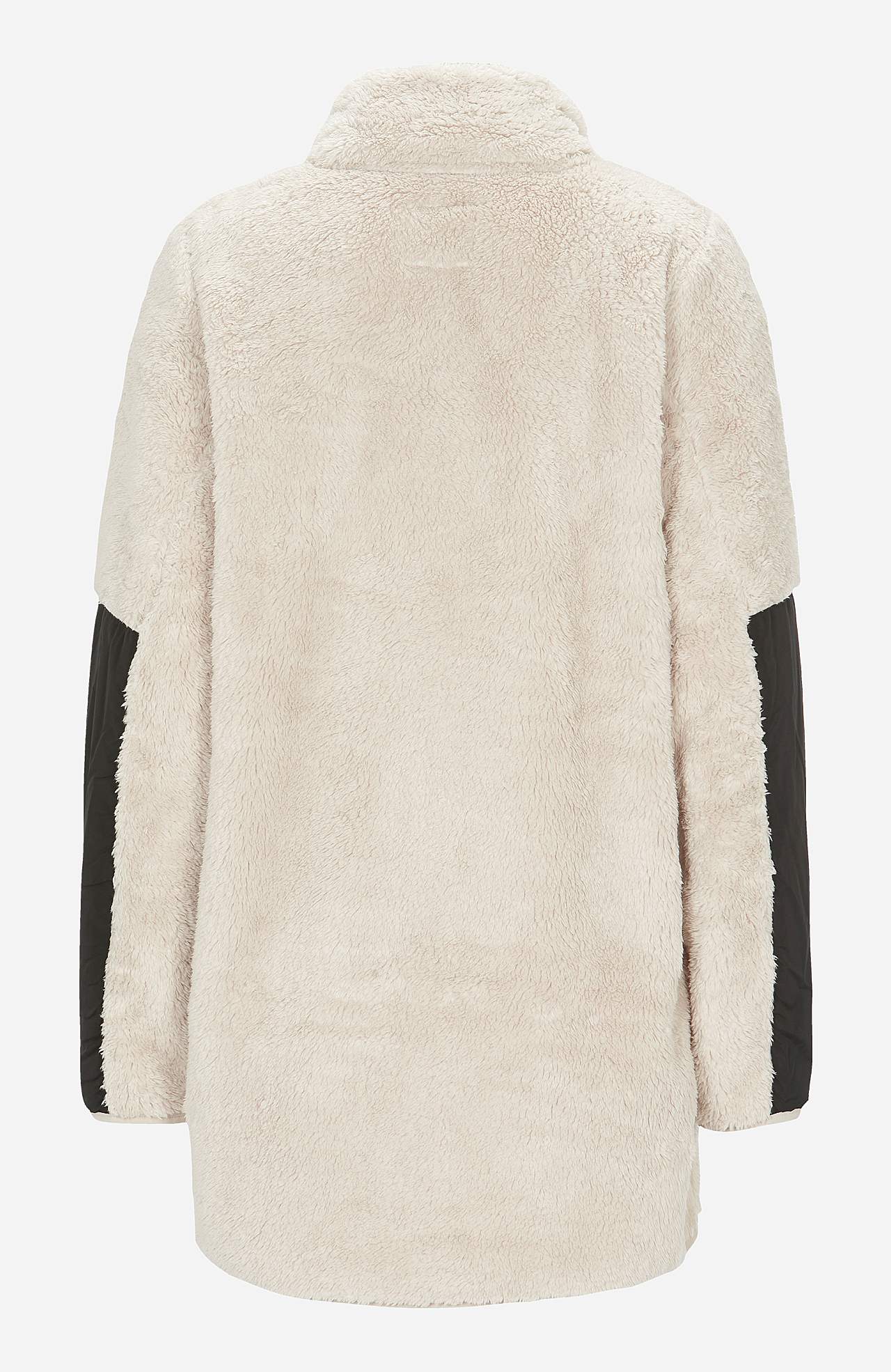 Lange Fleecejacke