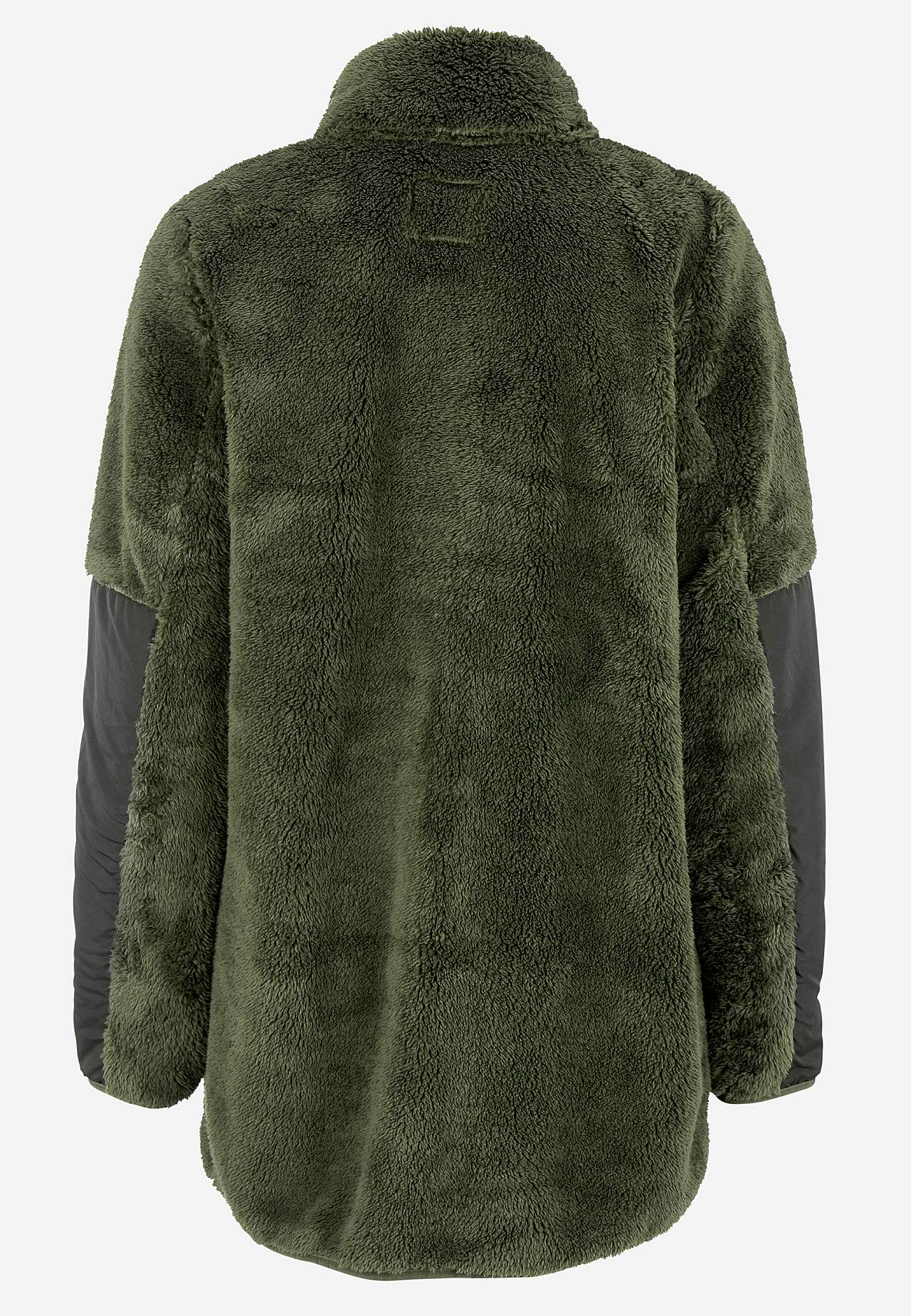 Lange Fleecejacke