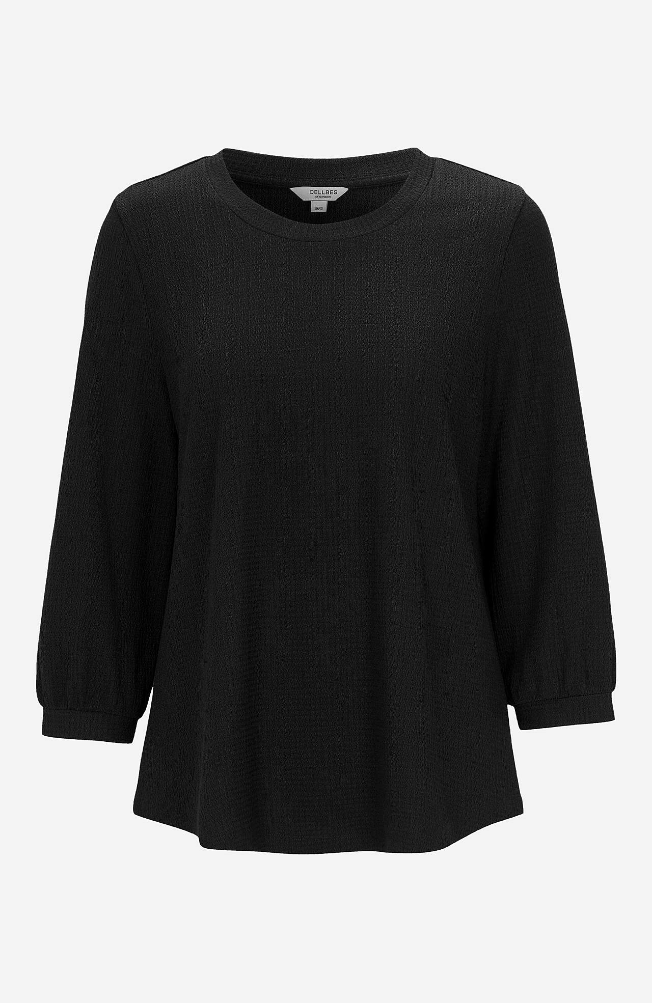 Jersey-Tunika mit 3/4-Ärmel