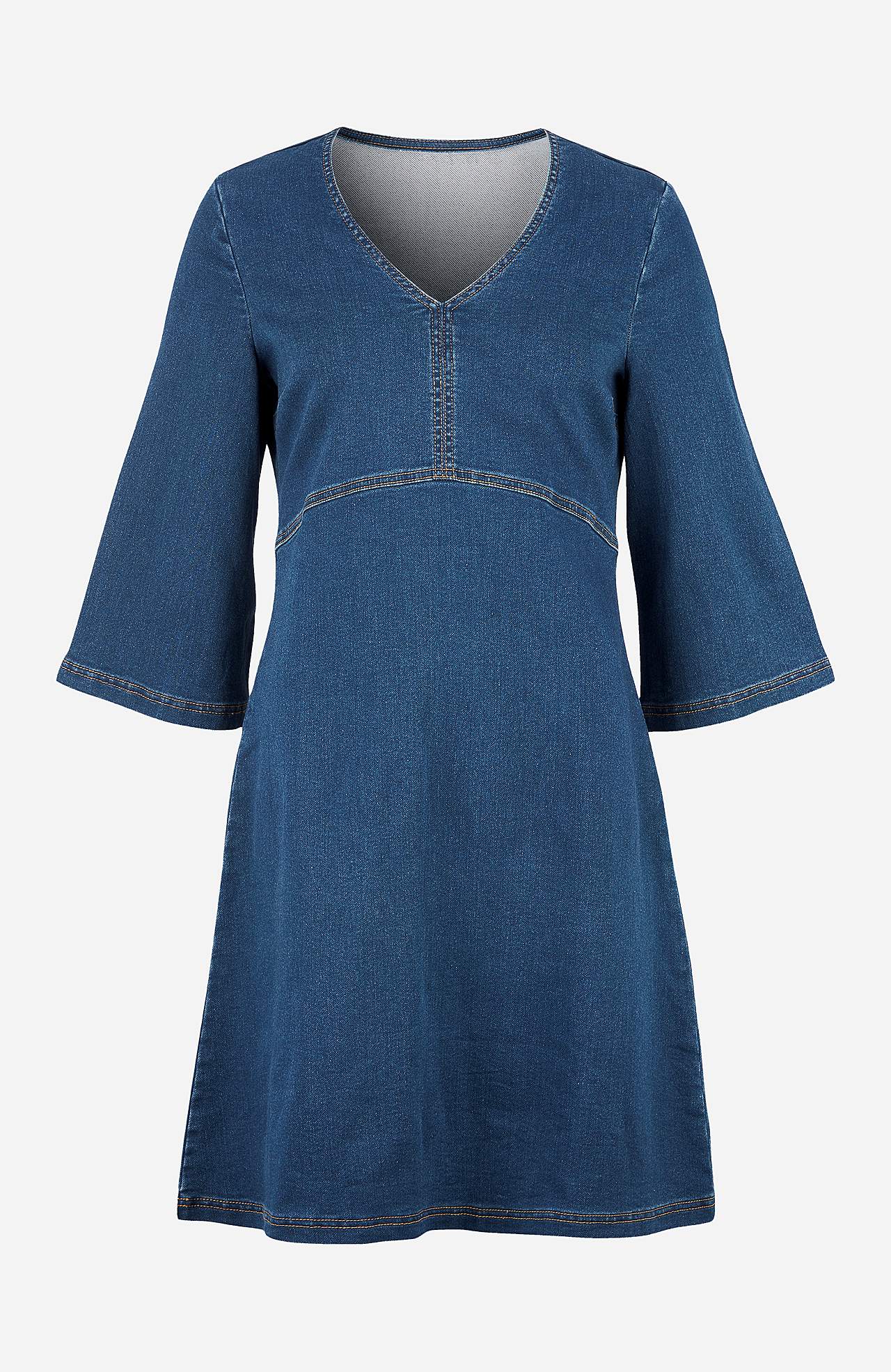 Kleid aus Denim-Jersey Olga