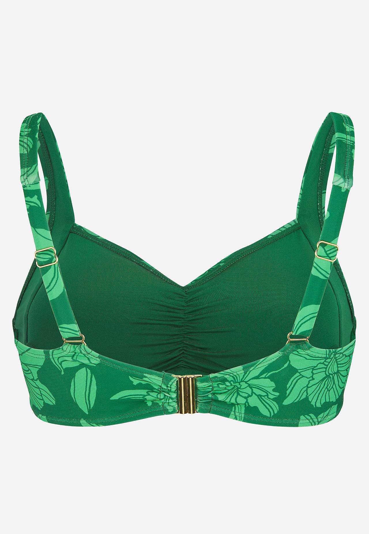 Bügelloser Bikini-BH mit einem Blumen-Muster