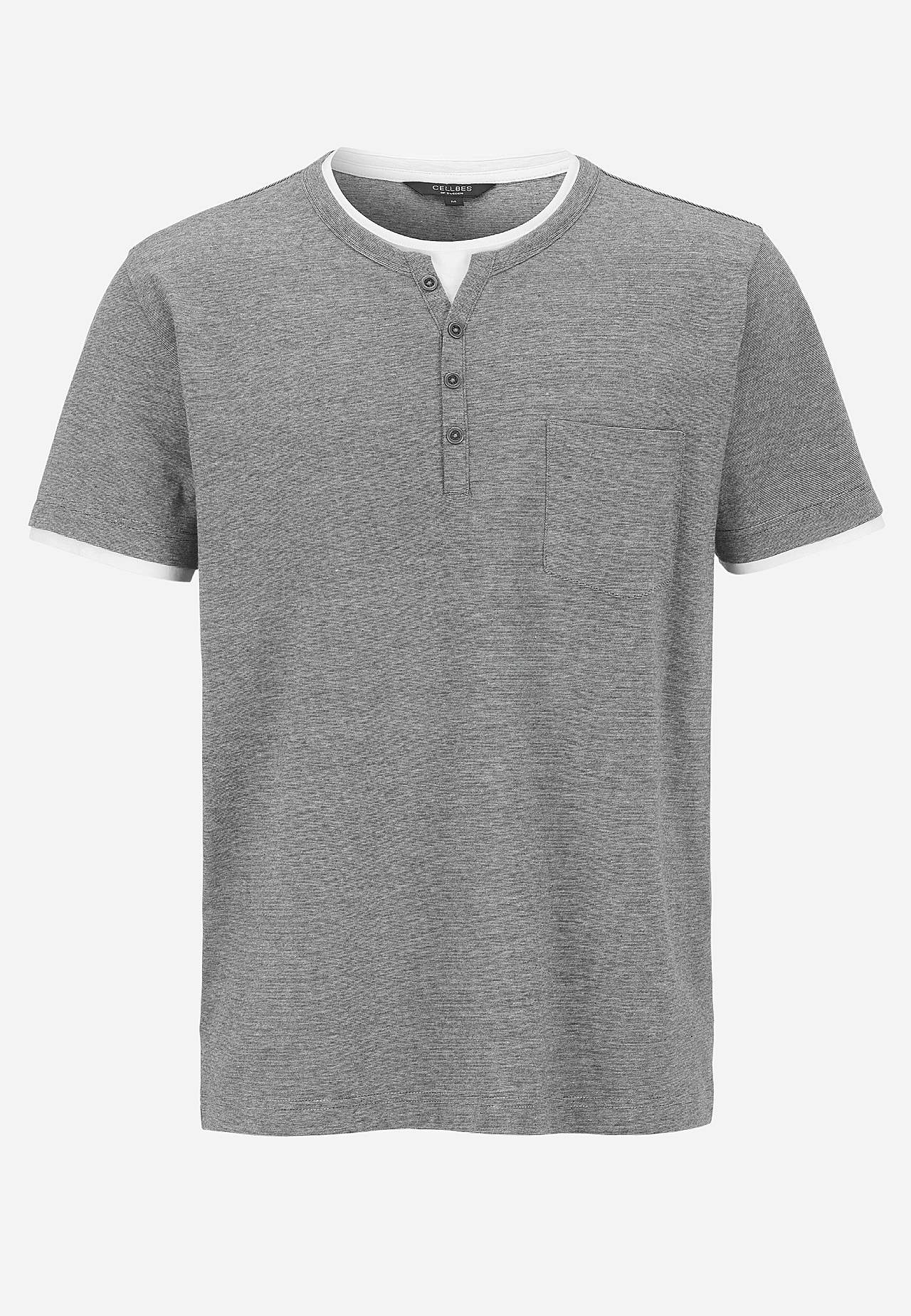 T-Shirt mit Knopfleiste