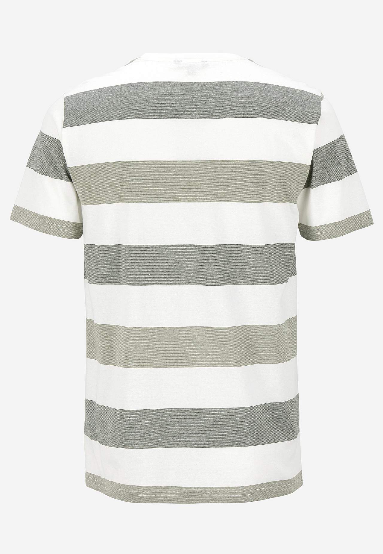 T-Shirt mit breiten Streifen Johannes