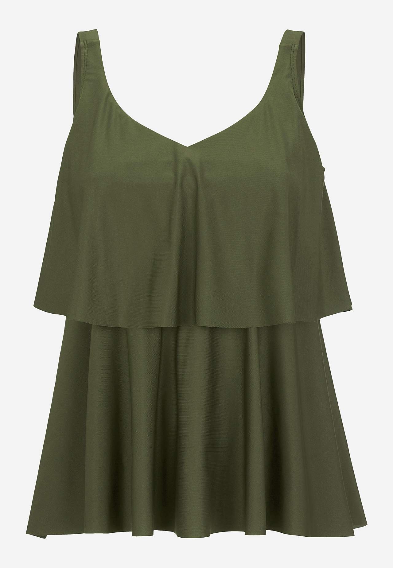 Tankini-Top mit Volants