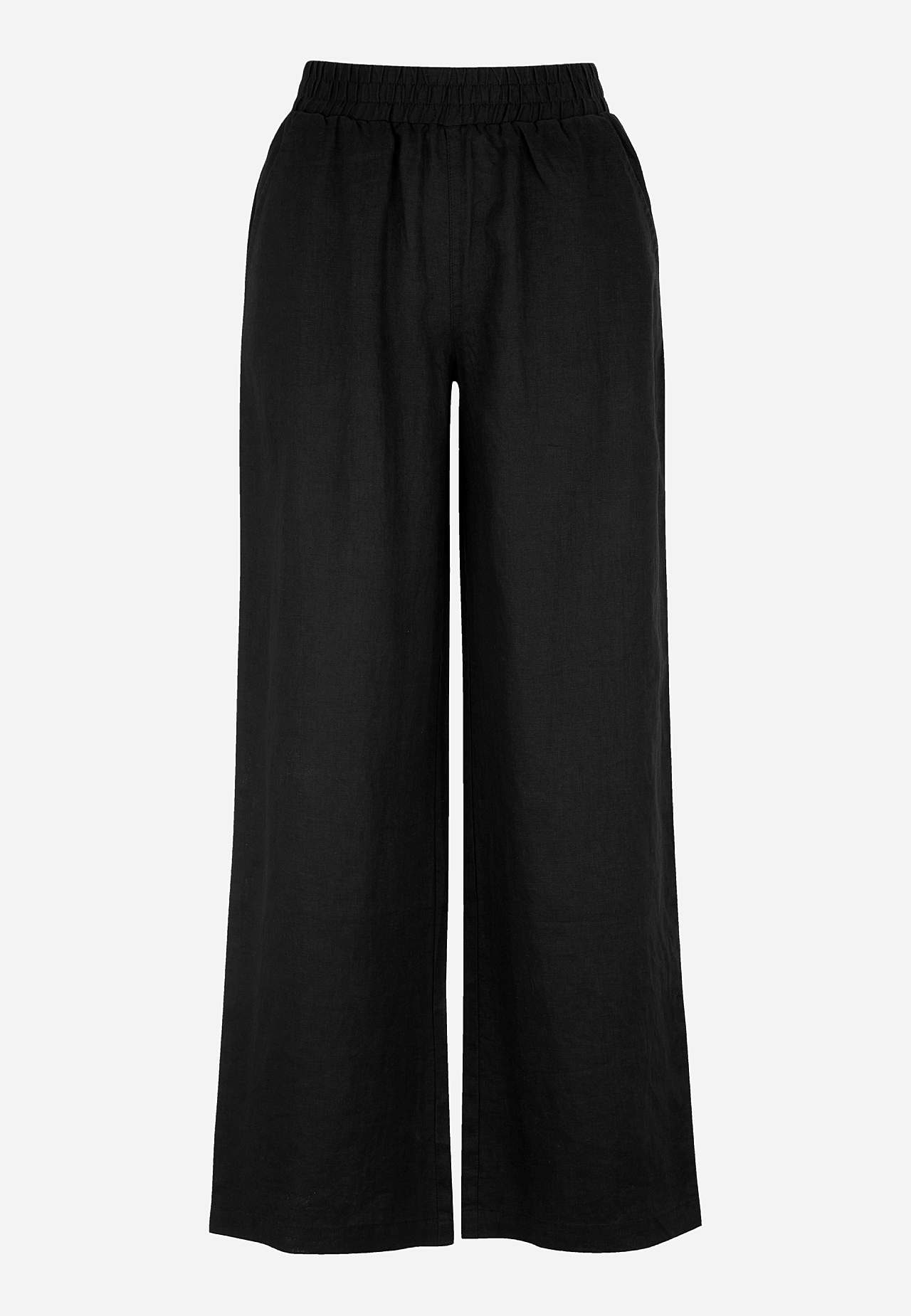 Leinenhose Premium mit breiten Beinen
