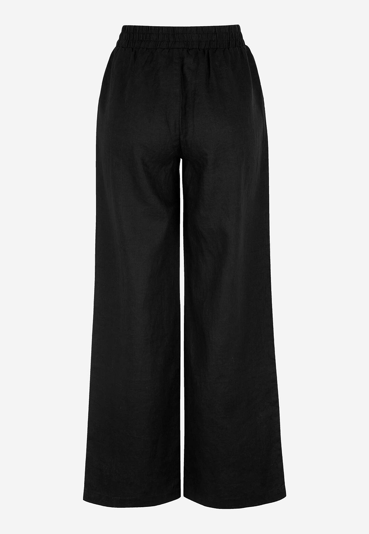 Leinenhose Premium mit breiten Beinen
