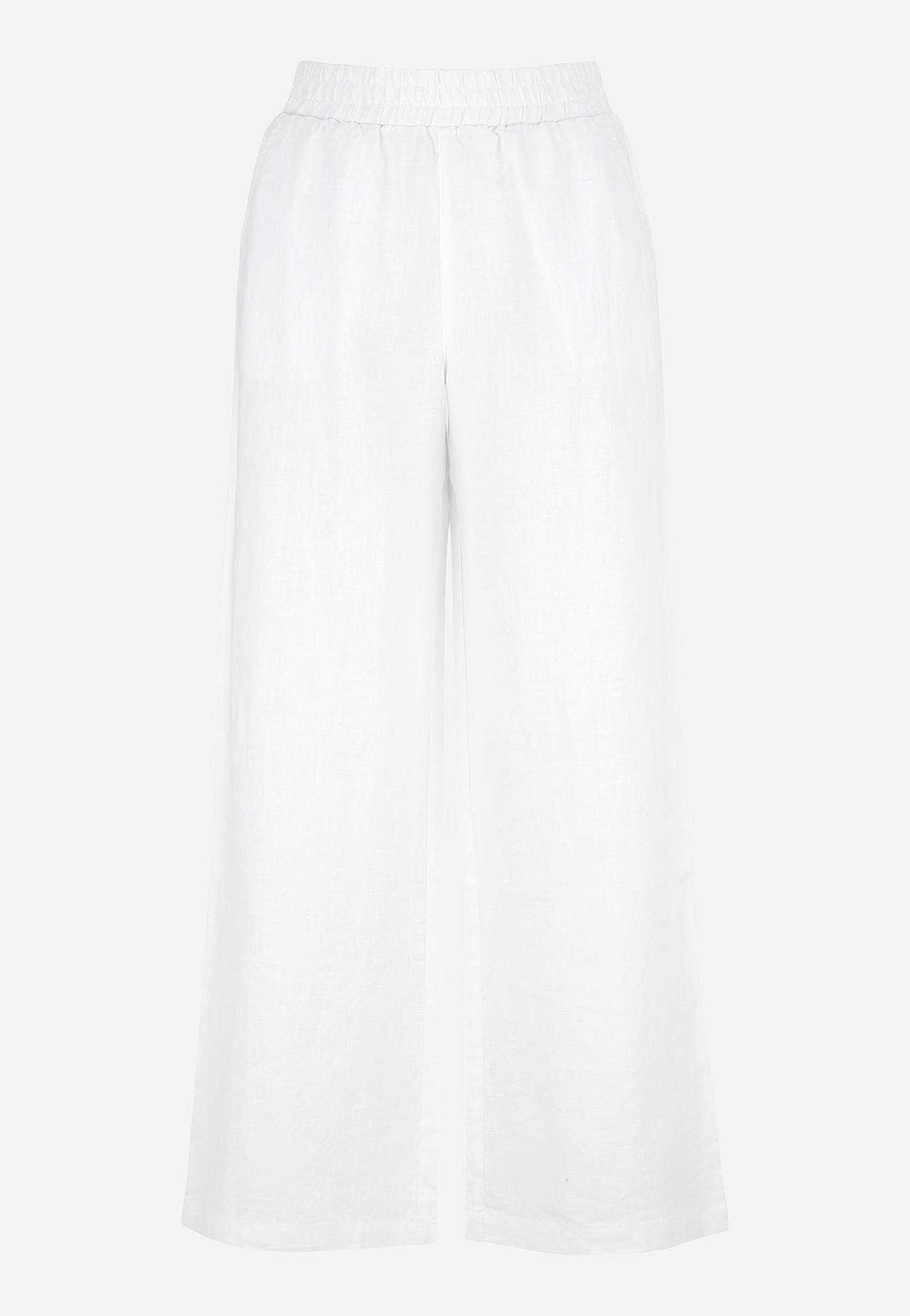 Leinenhose Premium mit breiten Beinen