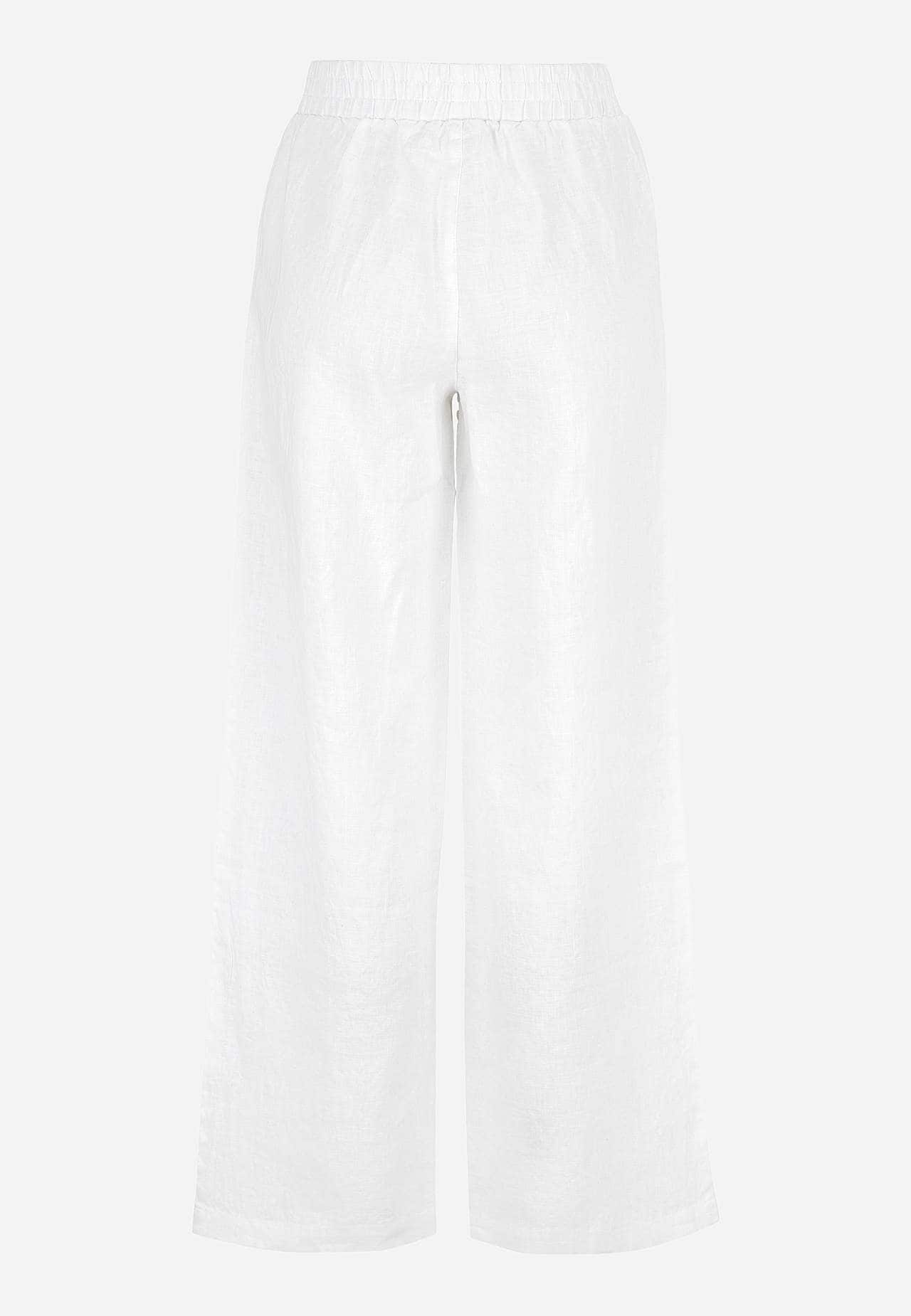 Leinenhose Premium mit breiten Beinen