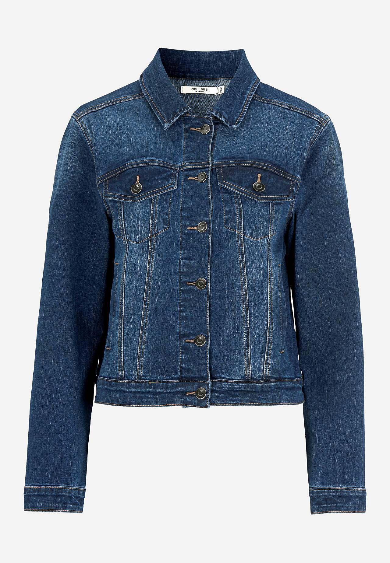 Jeansjacke mit Stretch