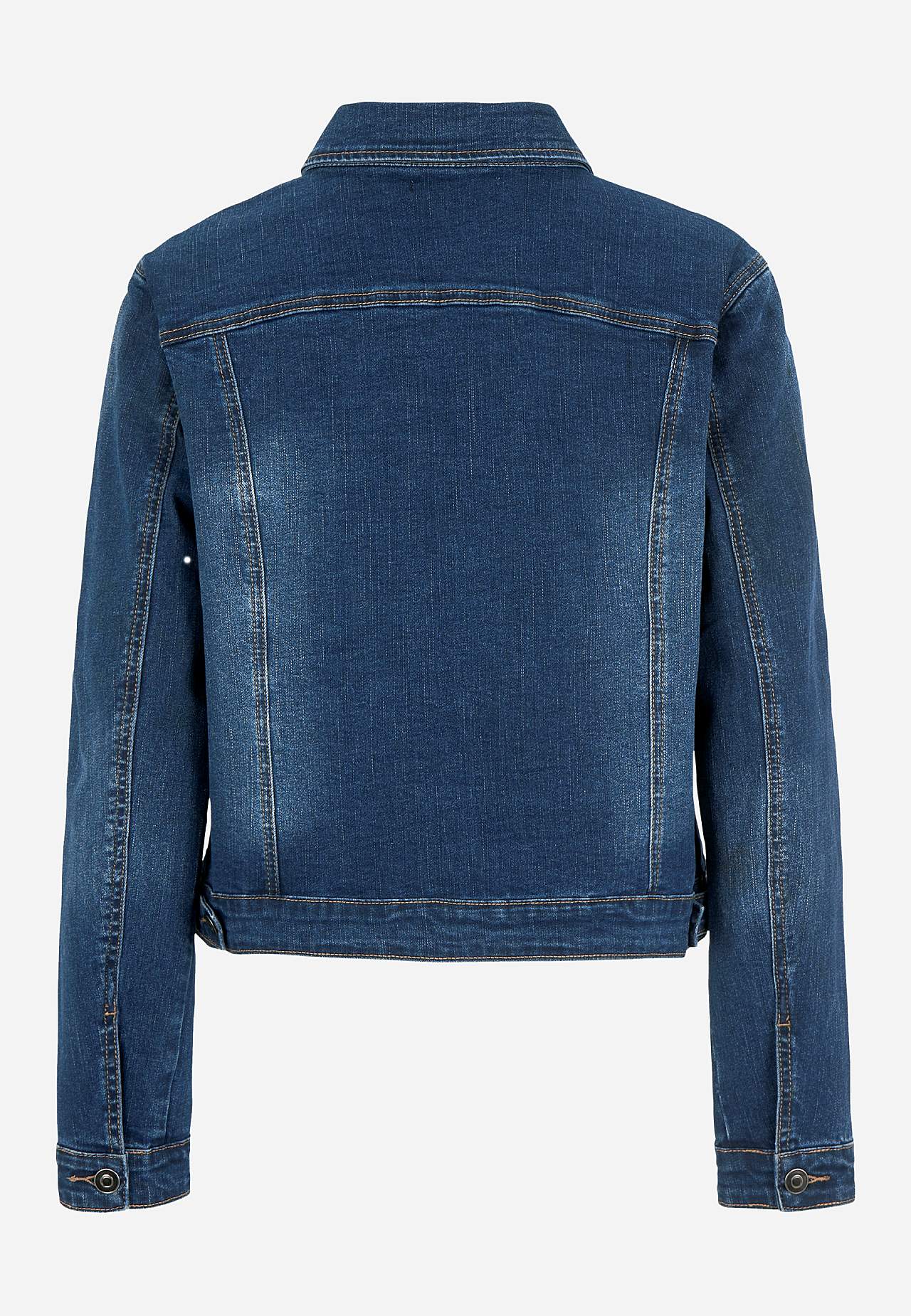 Jeansjacke mit Stretch