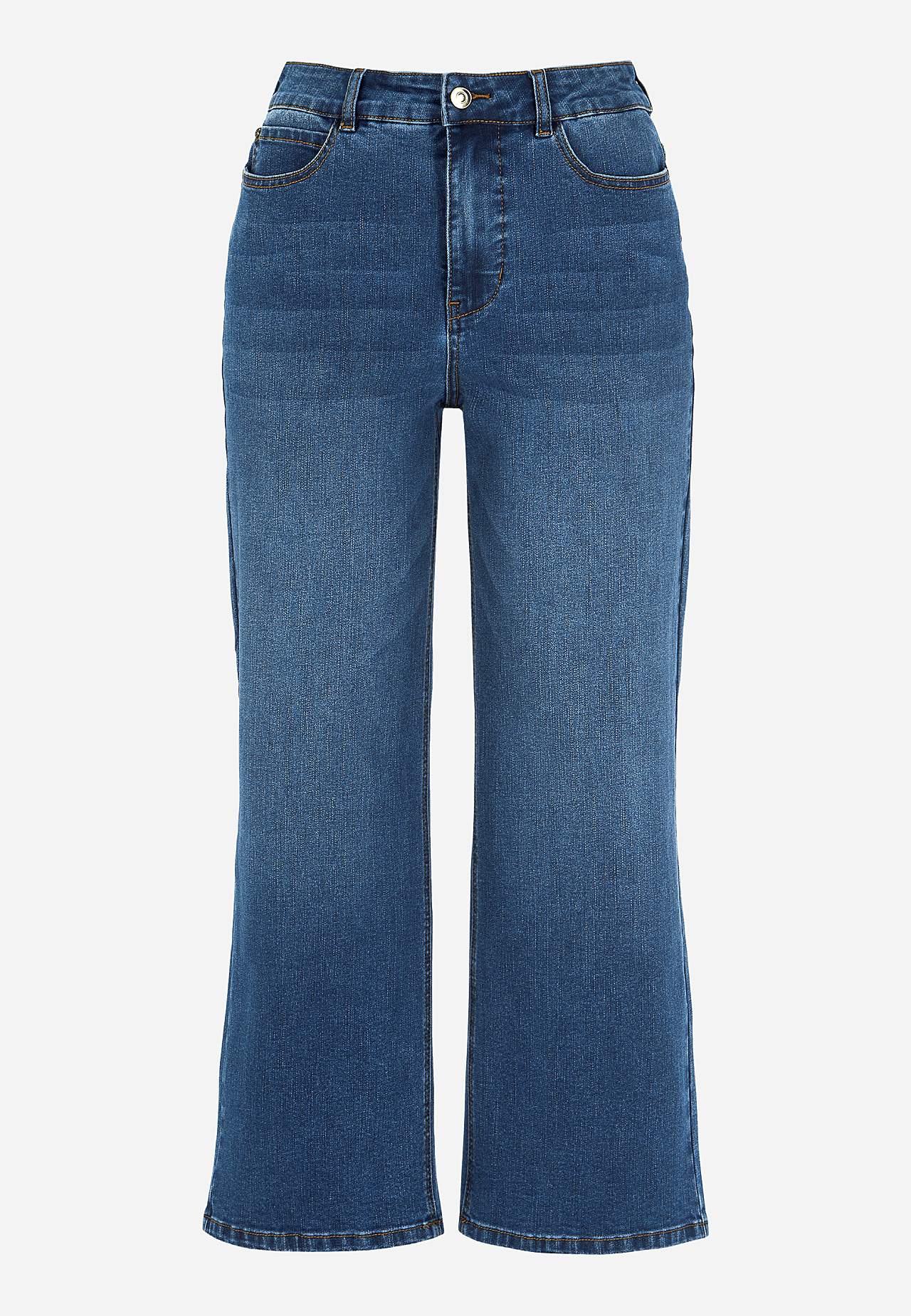 Elastische Knöcheljeans
