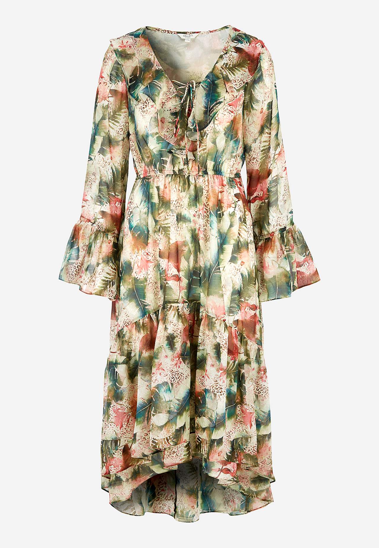 Gemustertes Chiffon-Kleid Thessaloniki