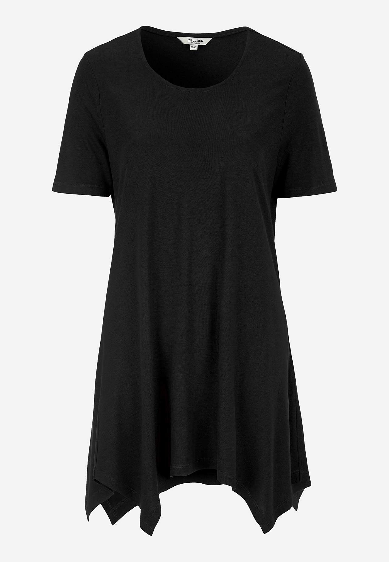 Asymmetrische Jersey-Tunika