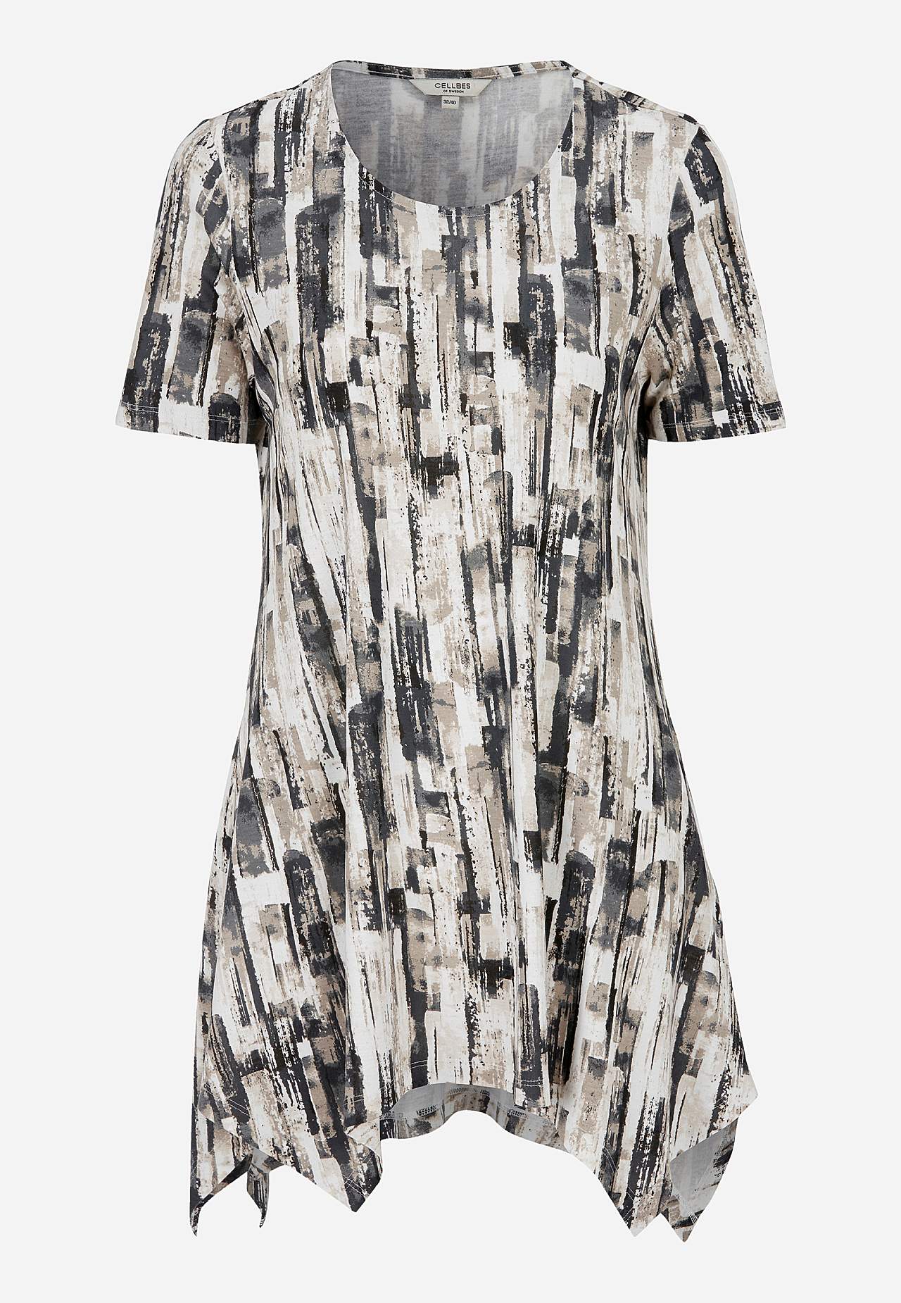 Asymmetrische Jersey-Tunika