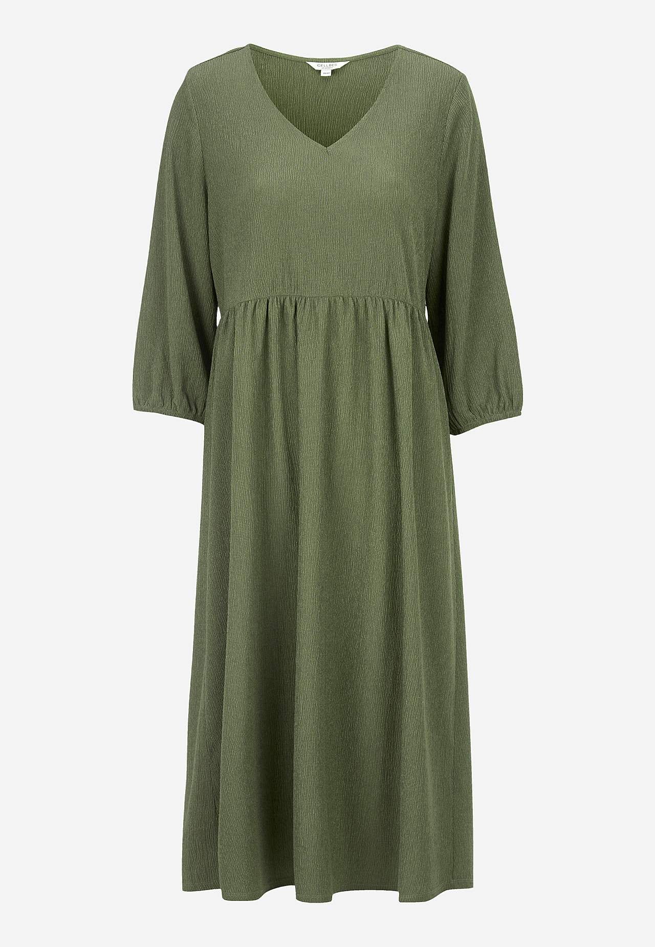 Jerseykleid mit Strukturmuster