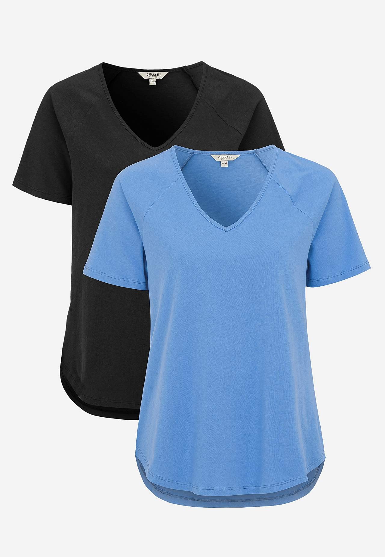 Jersey-Top mit Raglanärmel 2er-Pack