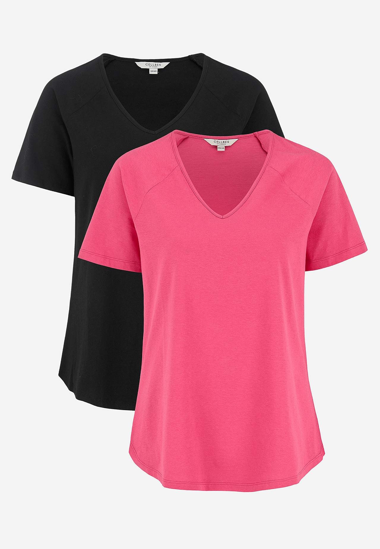 Jersey-Top mit Raglanärmel 2er-Pack