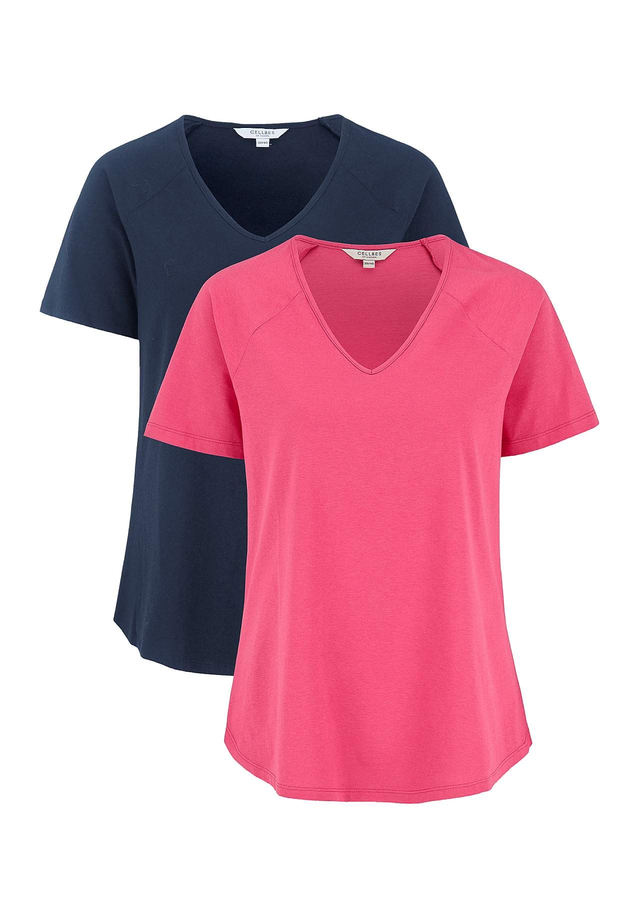 Jersey-Top mit Raglanärmel 2er-Pack