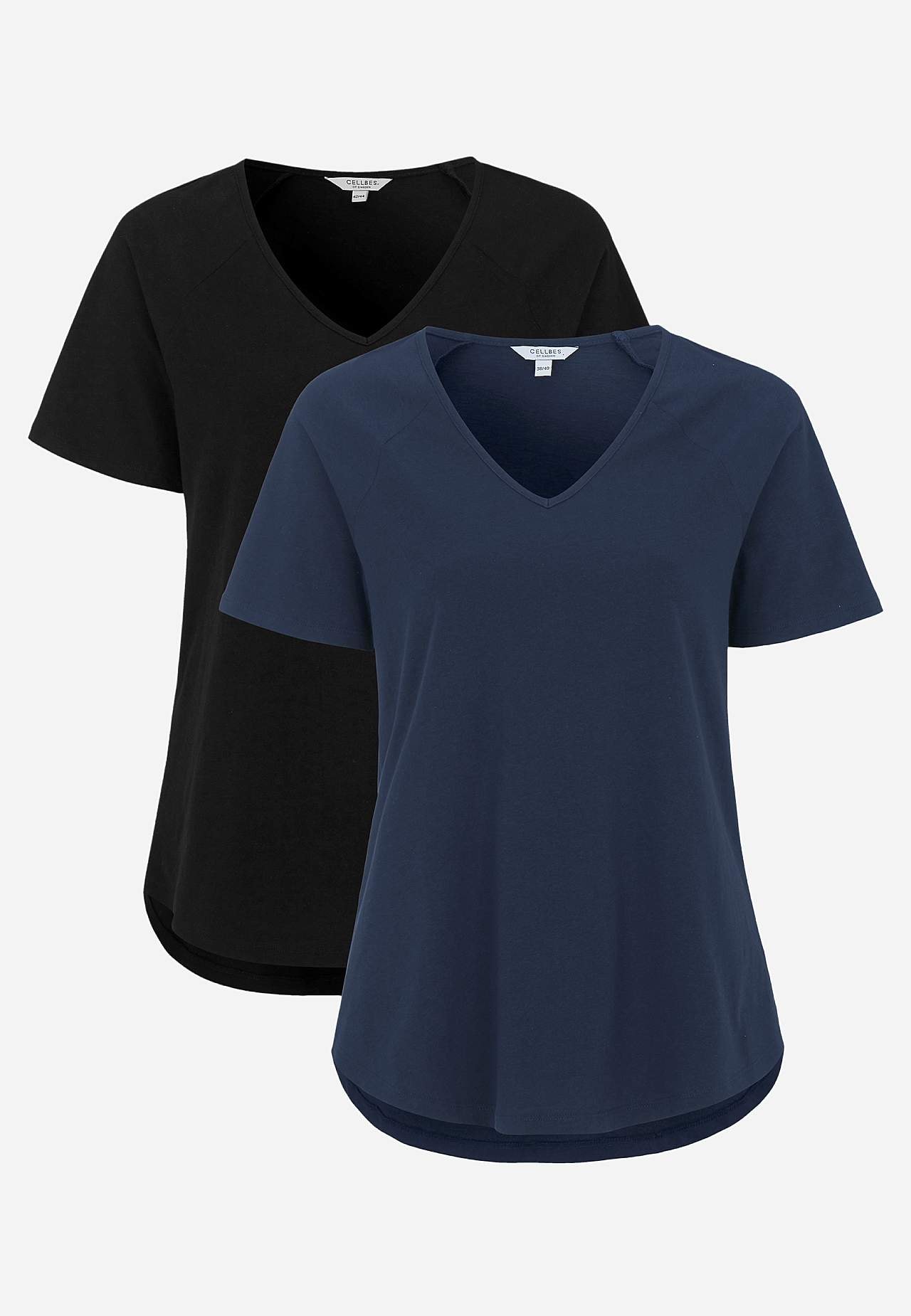 Jersey-Top mit Raglanärmel 2er-Pack