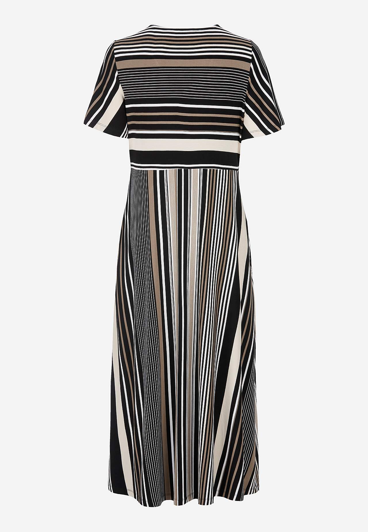 Gestreiftes Viskosekleid