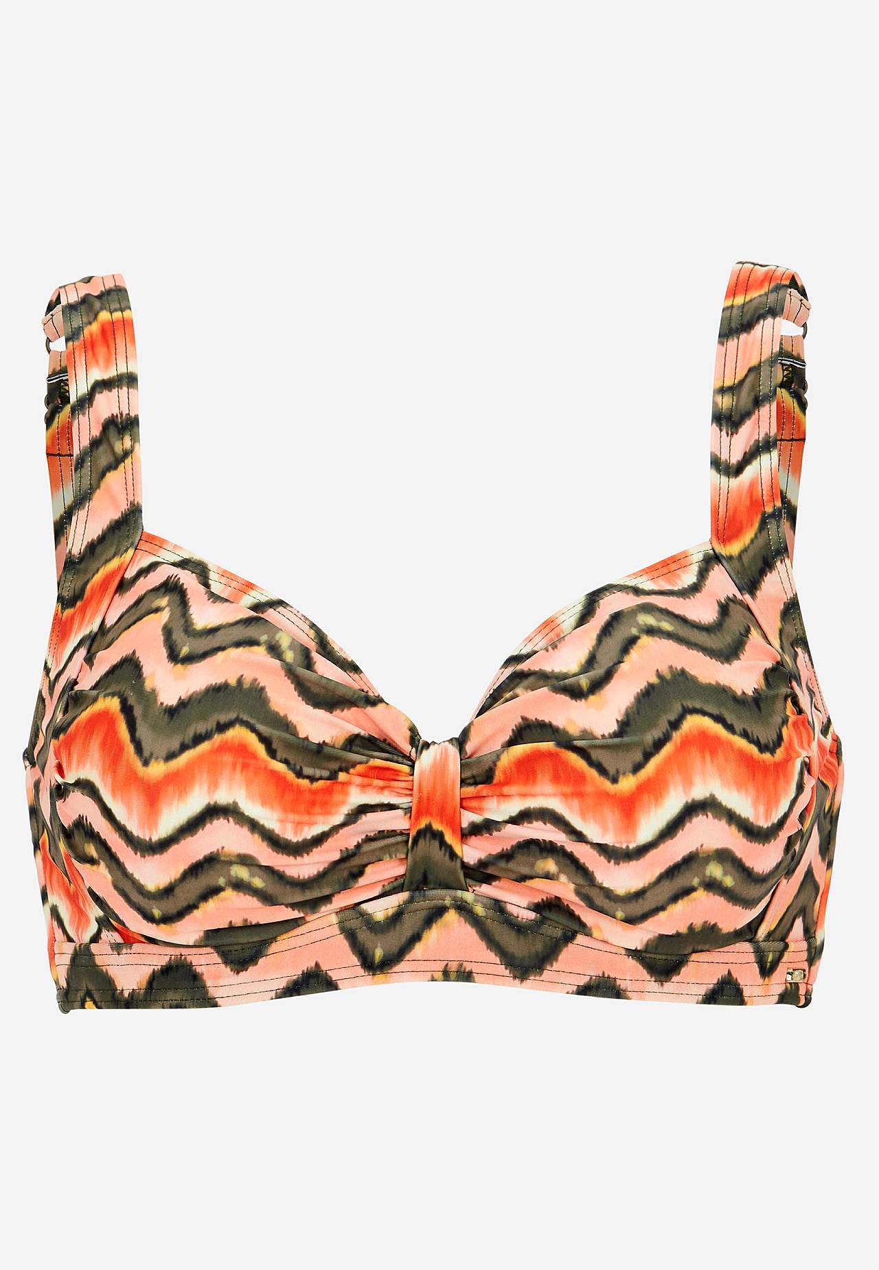 Gemusterter Bikini-BH