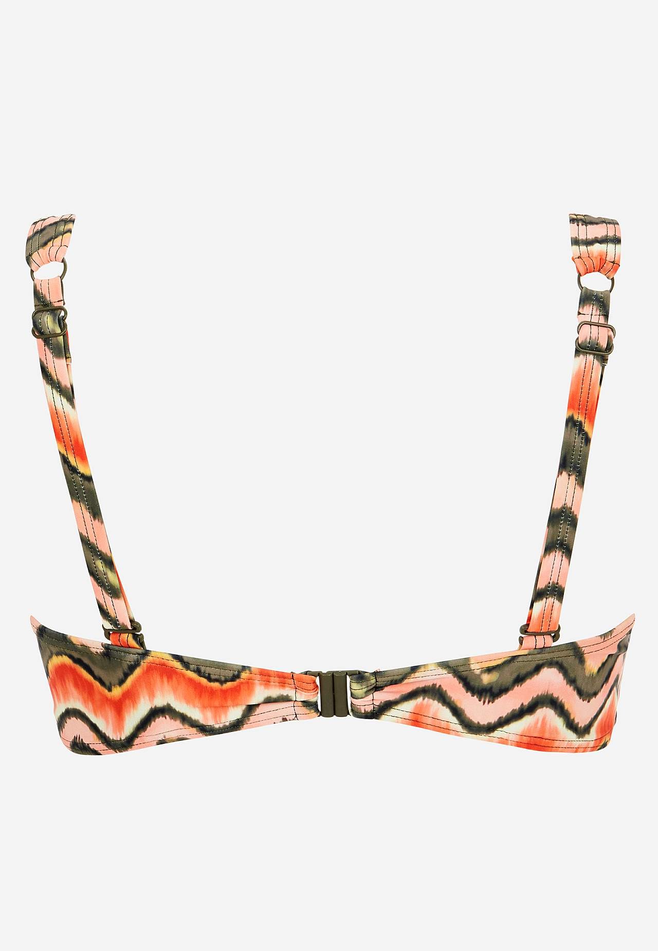 Gemusterter Bikini-BH