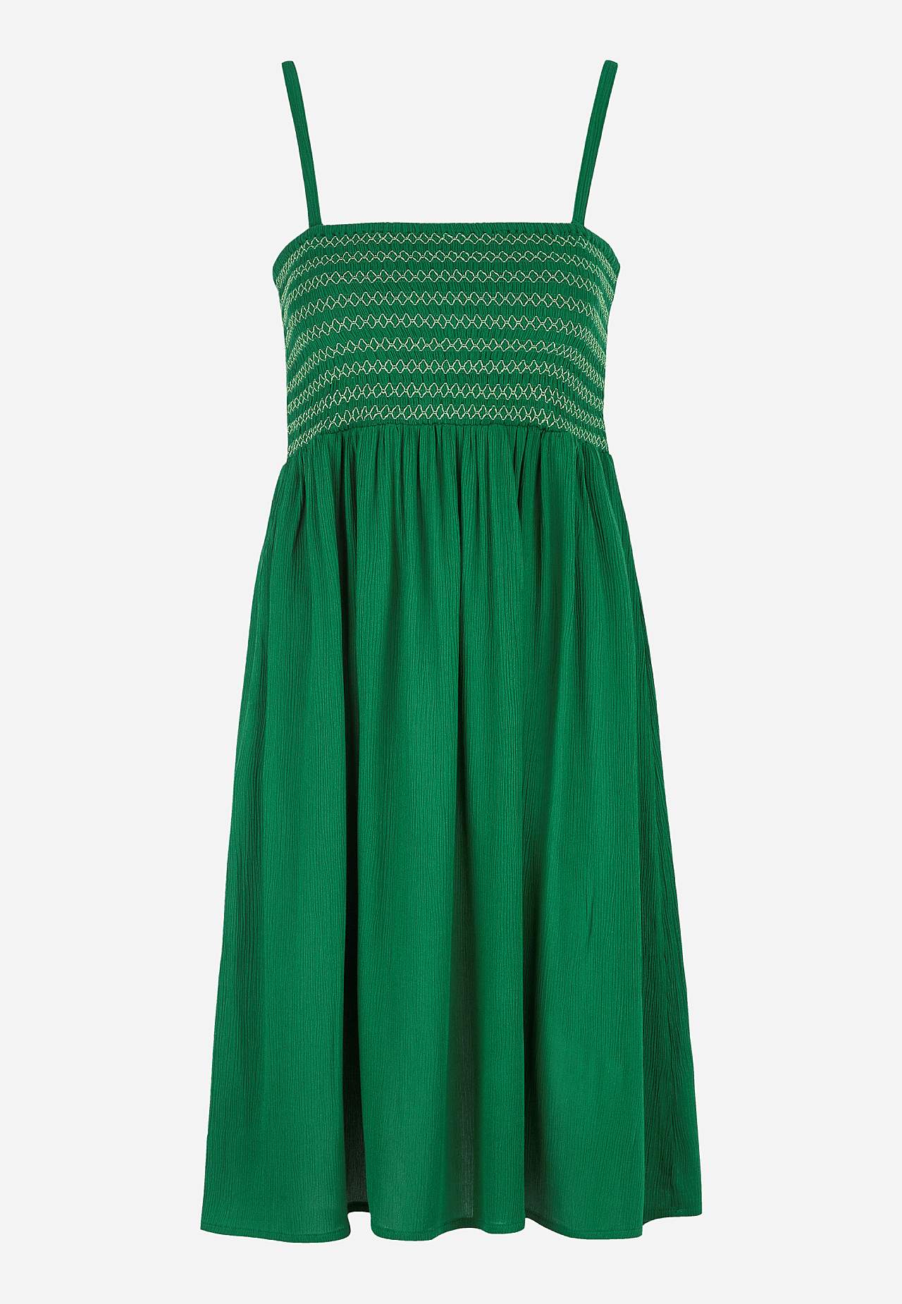 Kleid mit Smokarbeit