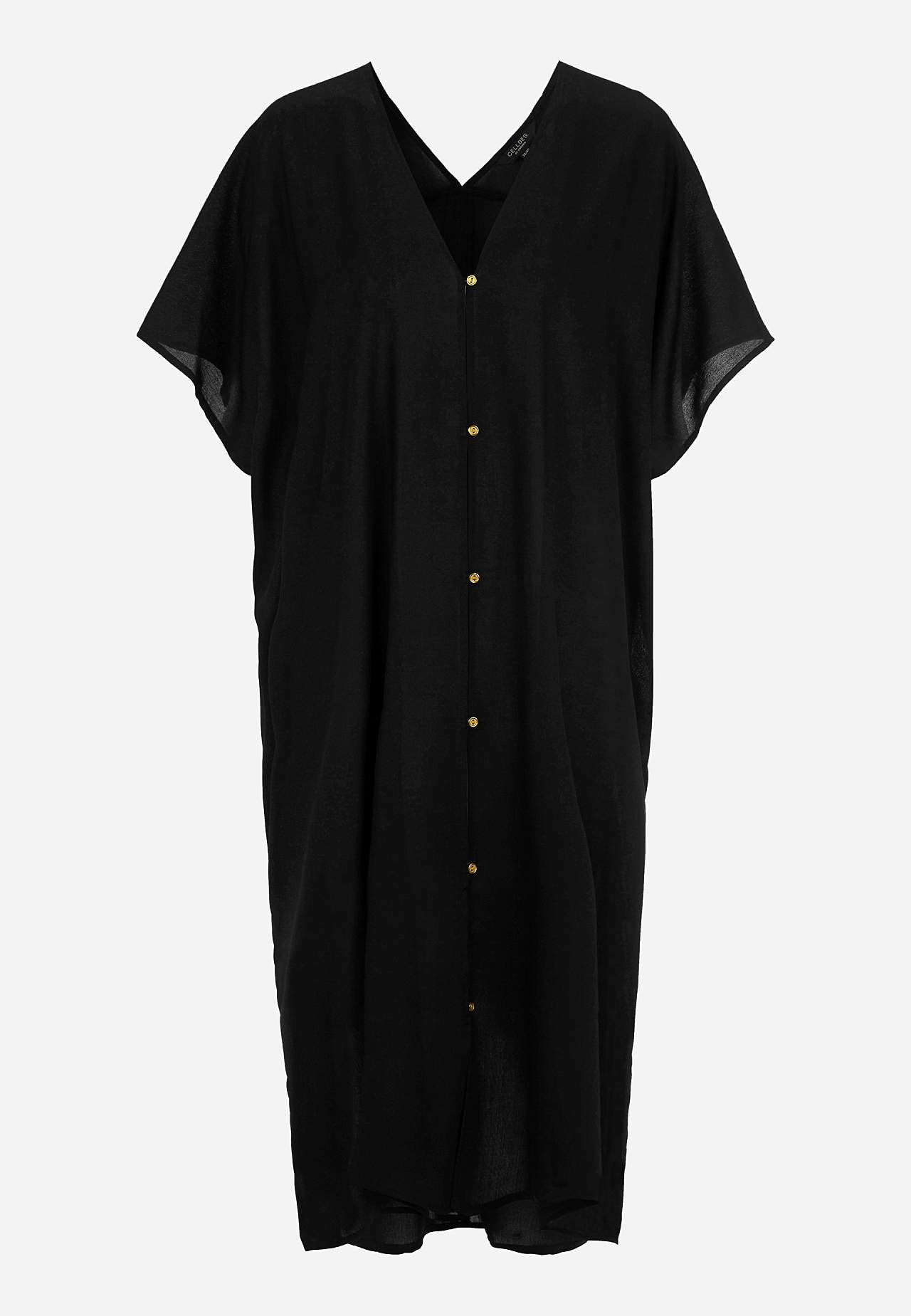 Strand-Kaftan mit Knöpfen